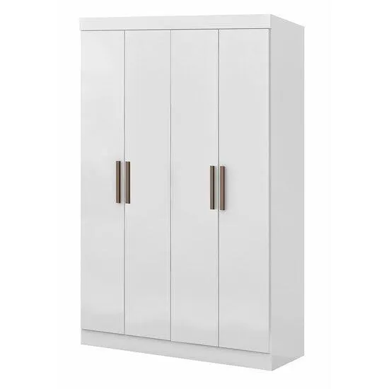 Guarda-Roupa / Roupeiro Maxel Paris, 4 Portas, 2 Gavetas, 100% MDF