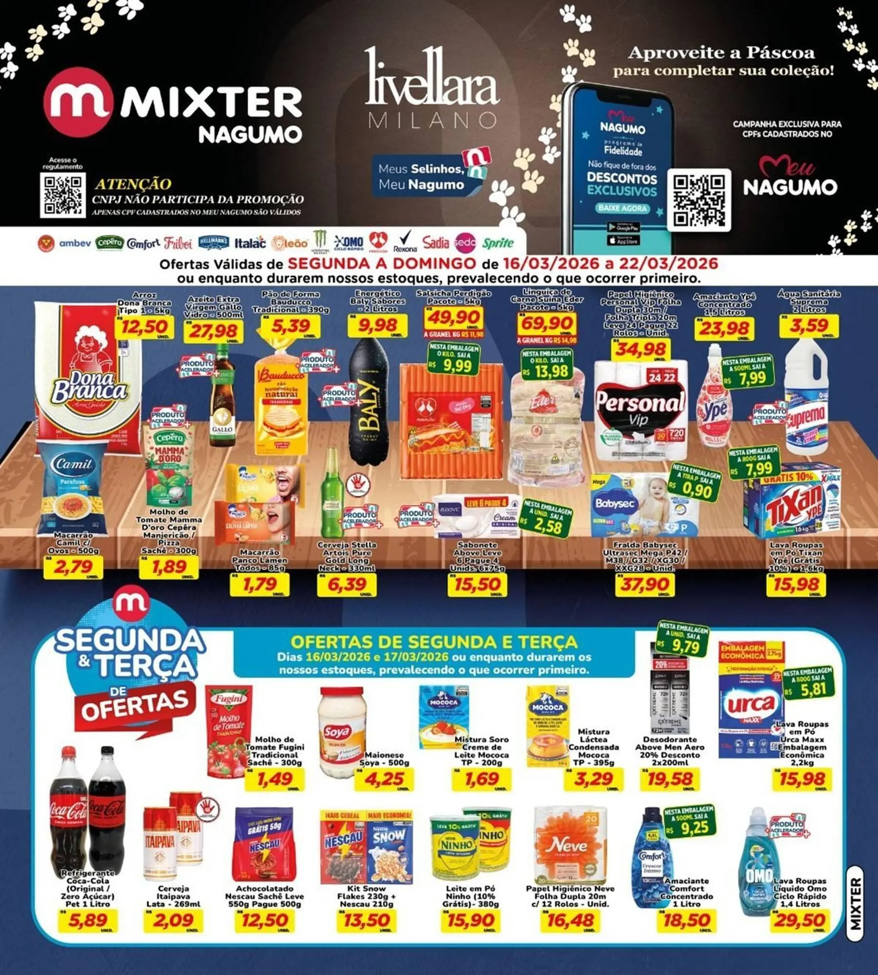 Encarte de Folheto Nagumo 16 de março até 22 de março 2026 - Pagina 1