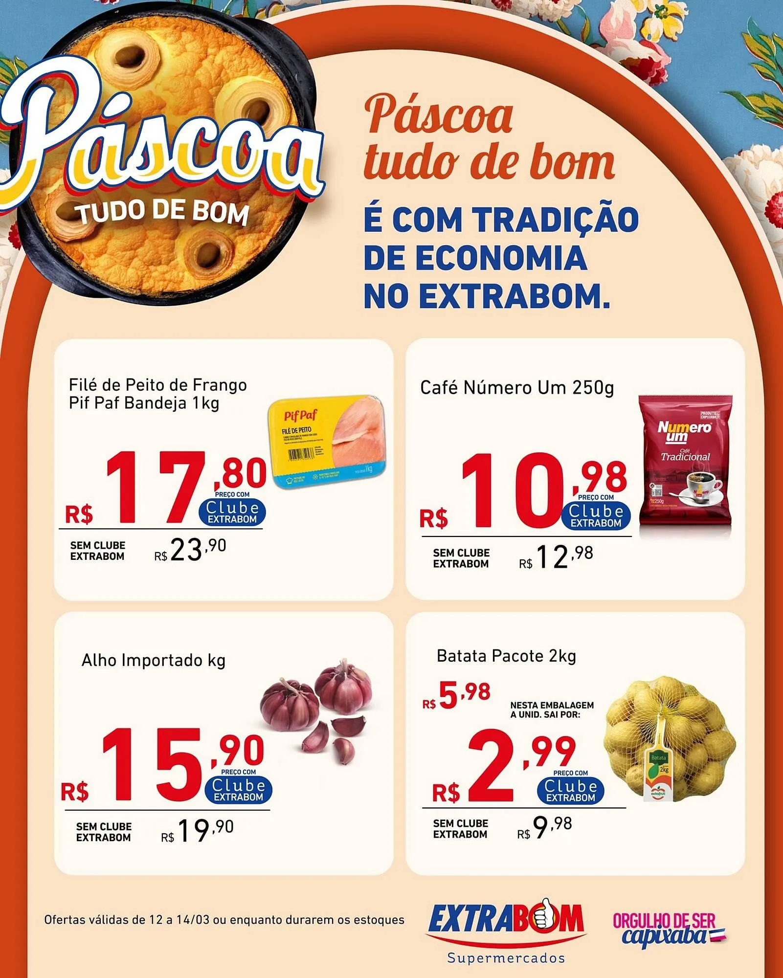 Encarte de Catálogo Extrabom Supermercados 12 de março até 14 de março 2026 - Pagina 2