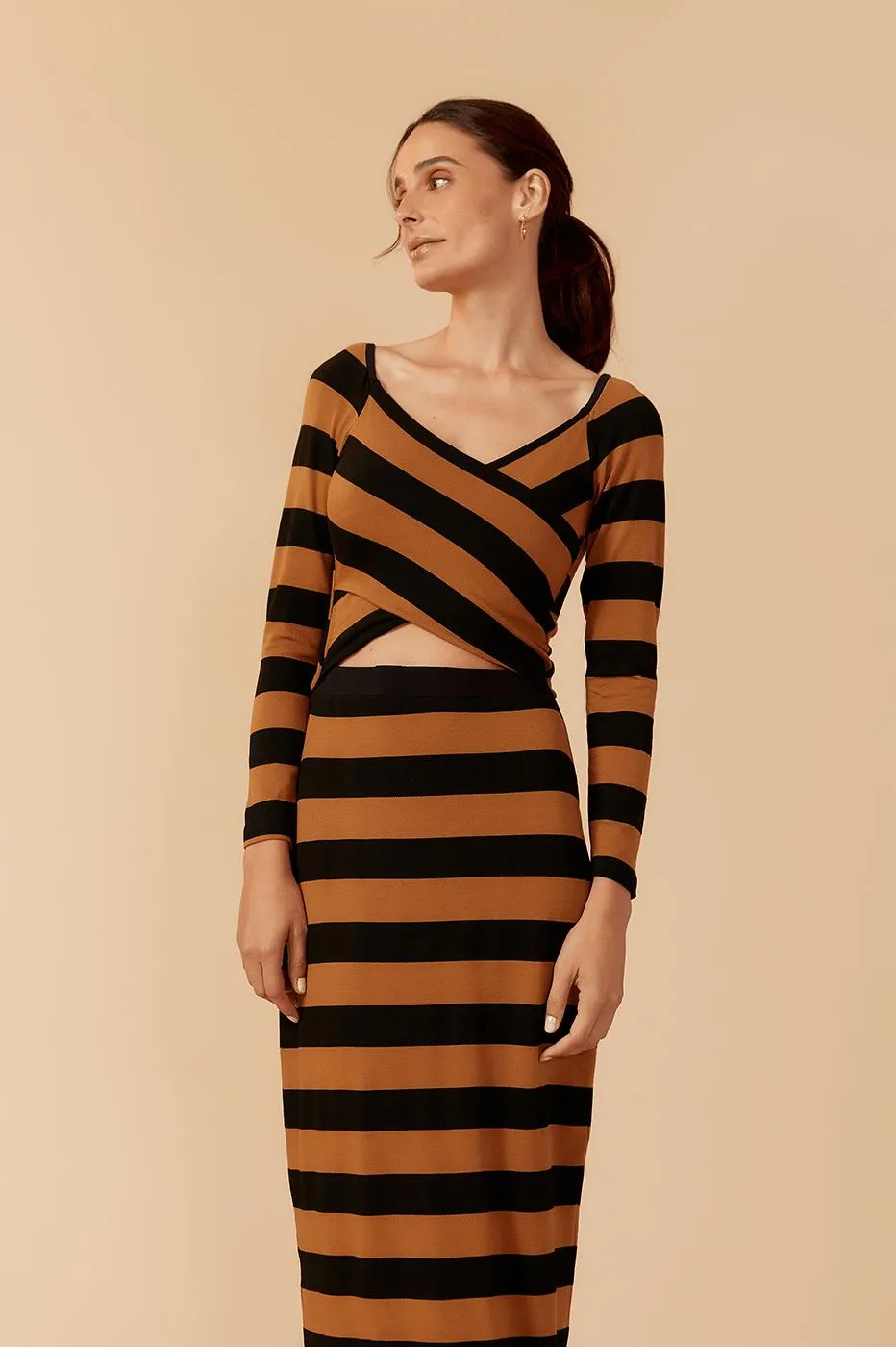 Vestido Estampa Listra Tempo