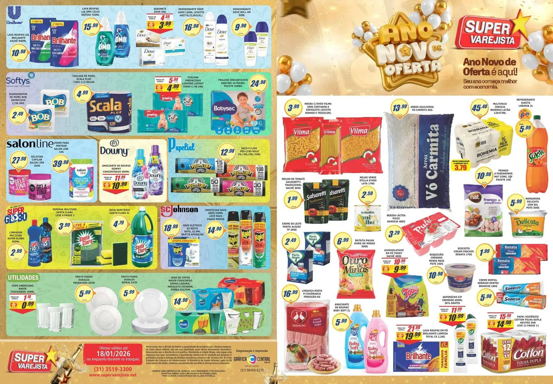 Encarte de Folheto Super Varejista 9 de janeiro até 18 de janeiro 2026 - Pagina 1