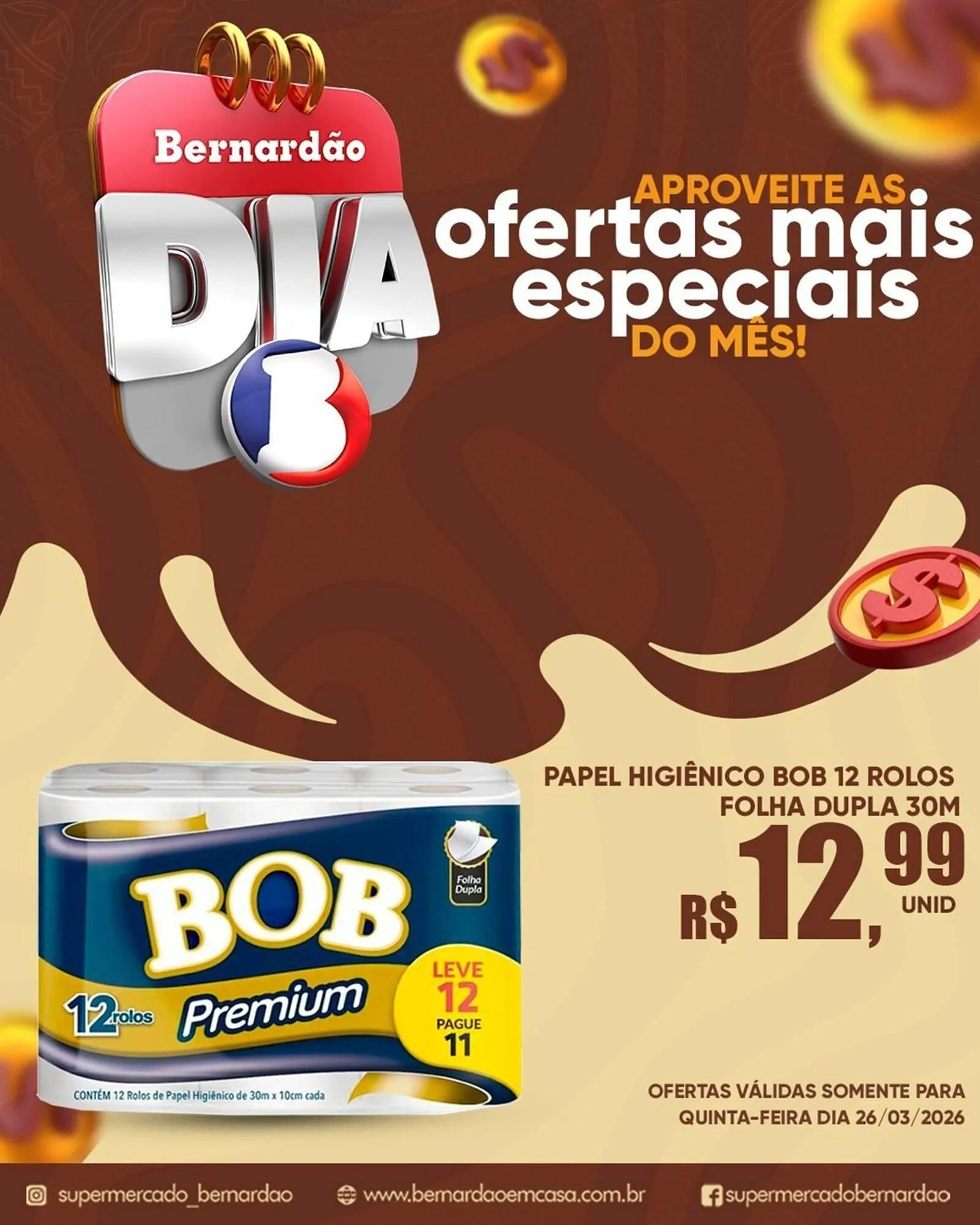 Encarte de Catálogo Supermercado Bernardão 26 de março até 26 de março 2026 - Pagina 5