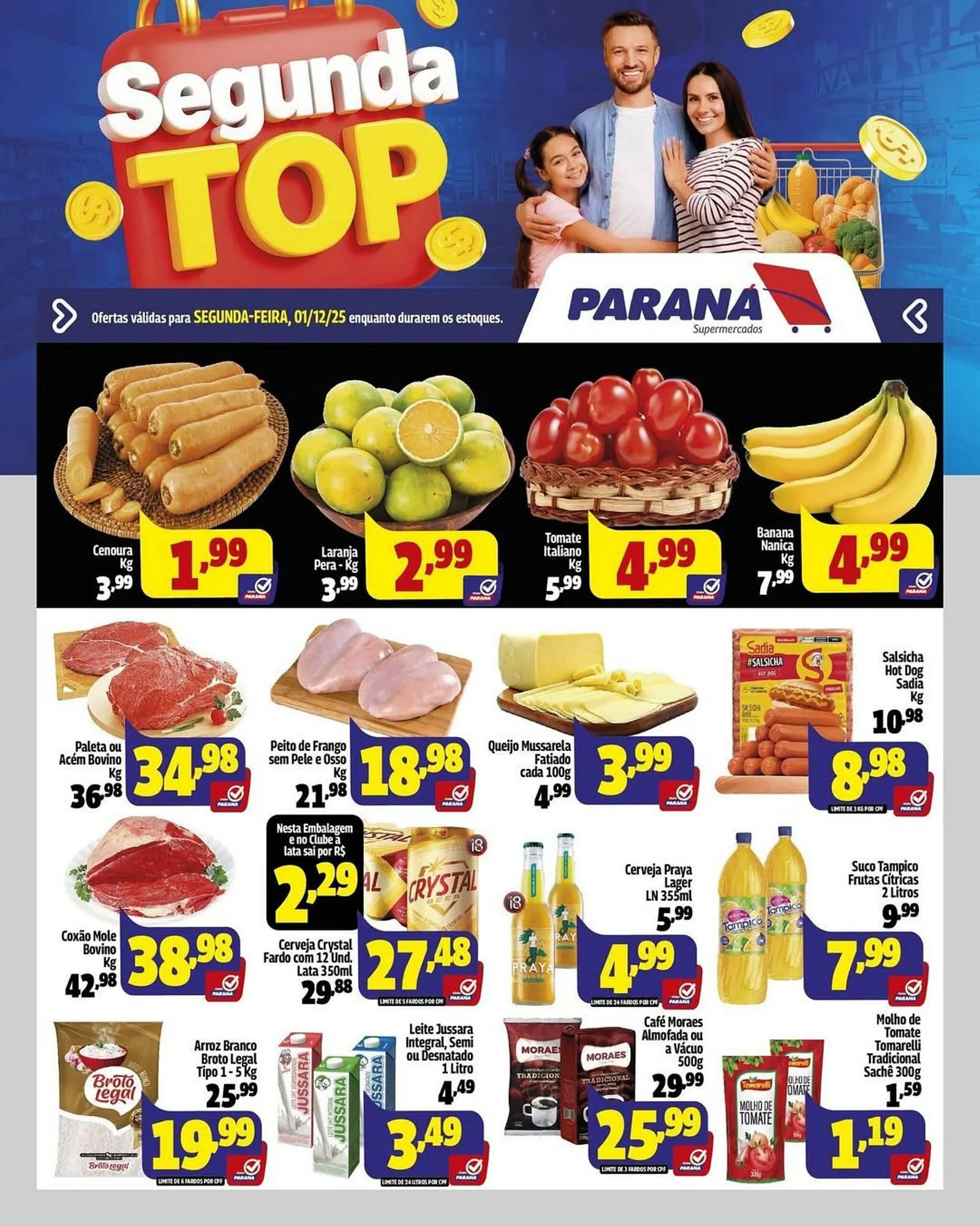 Encarte de Folheto Supermercado Paraná 1 de dezembro até 7 de dezembro 2025 - Pagina 3