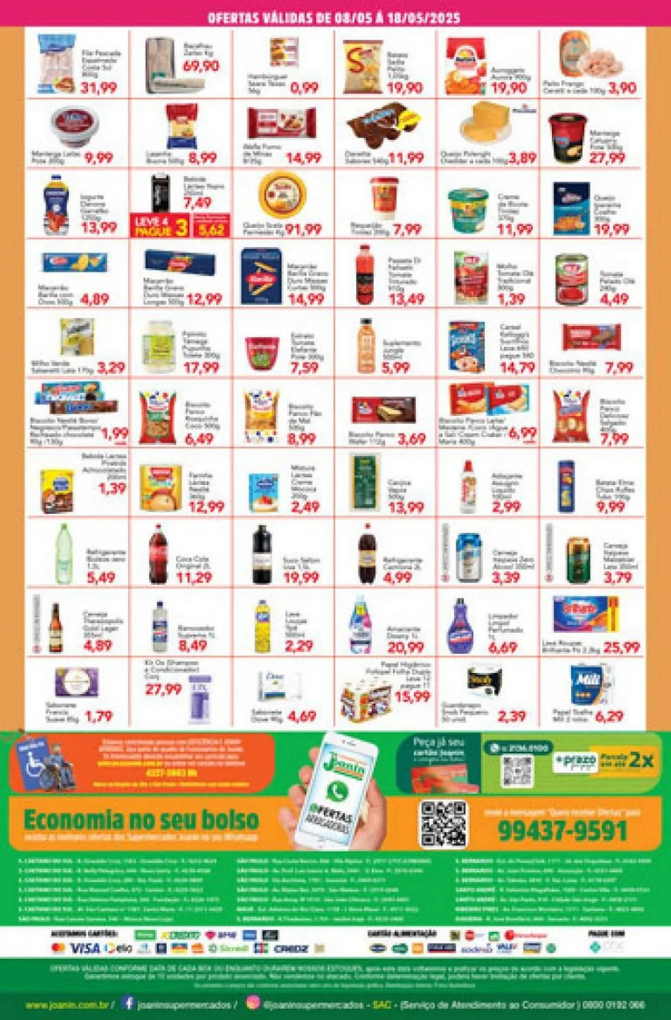 Encarte de Catálogo Supermercados Joanin 7 de maio até 18 de maio 2025 - Pagina 2