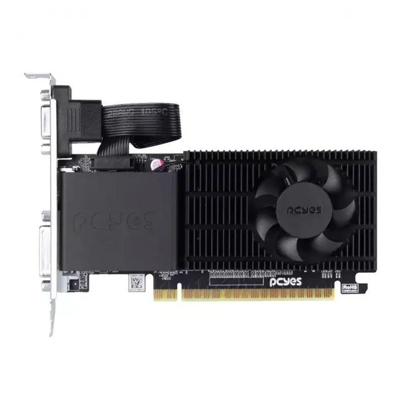 Placa de Video Pcyes GeForce GT 610, 2GB, GDDR3, 64-bit, PPE610DR3LPBR