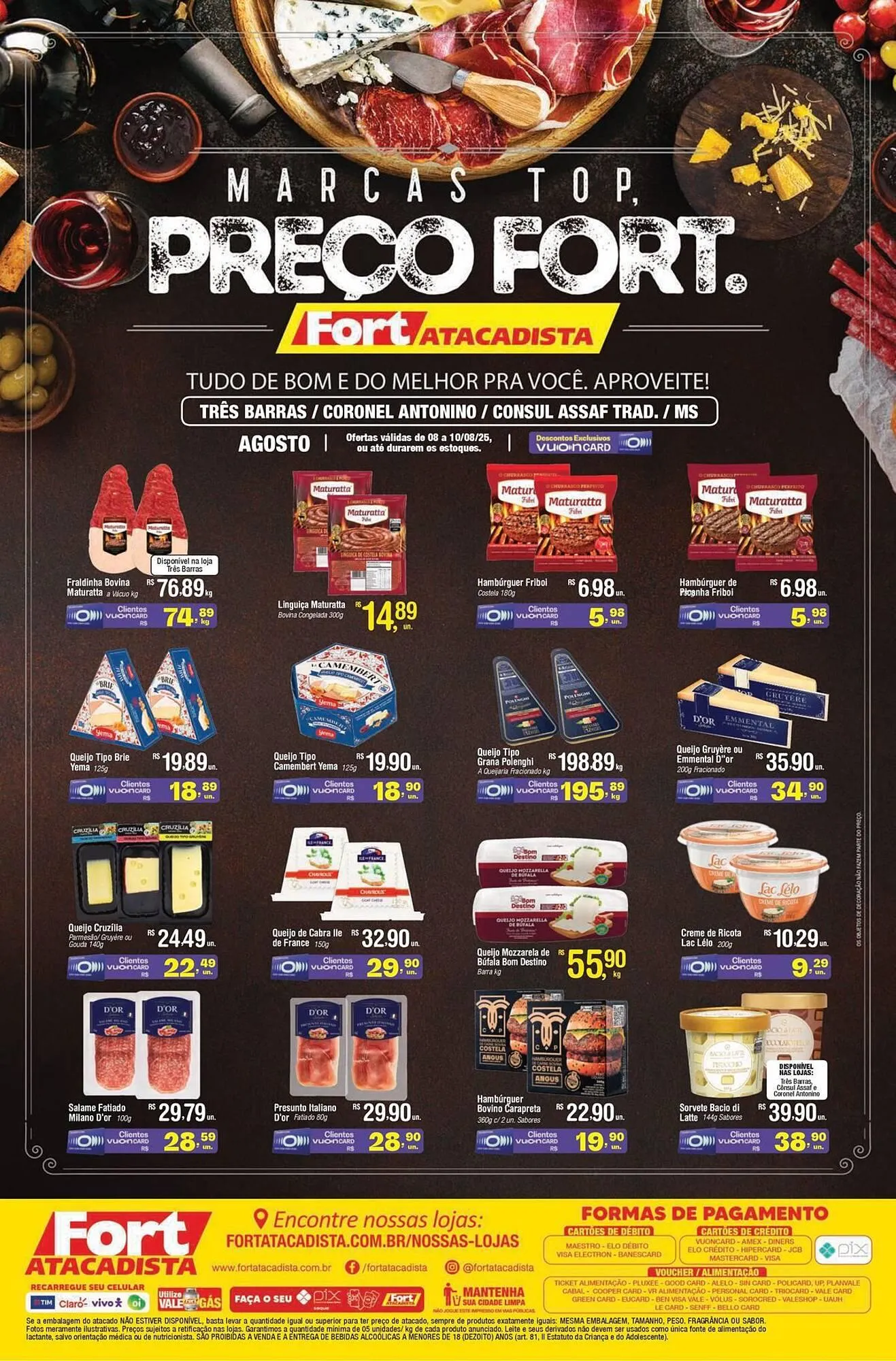 Encarte de Catálogo Fort Atacadista 8 de agosto até 10 de agosto 2025 - Pagina 1