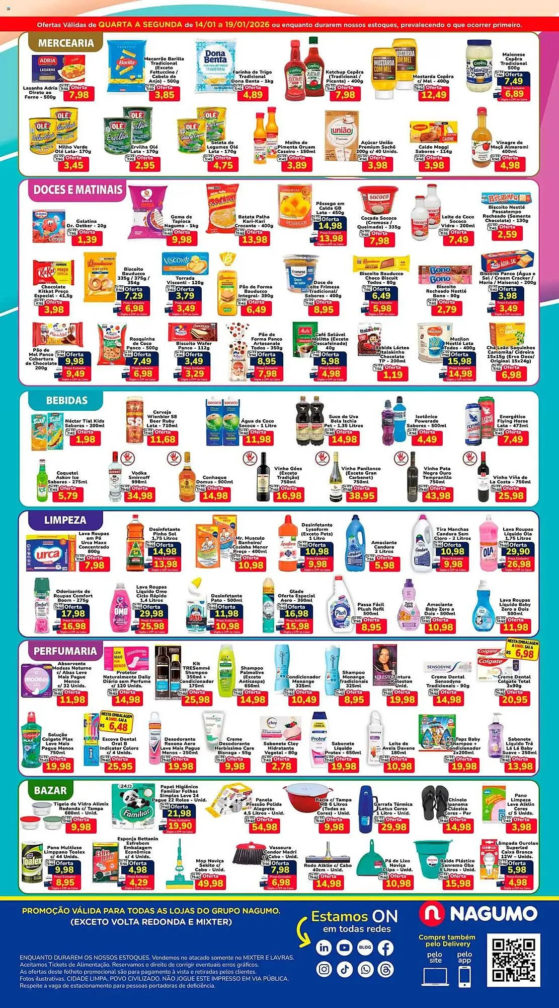 Encarte de Folheto Nagumo 14 de janeiro até 19 de janeiro 2026 - Pagina 2
