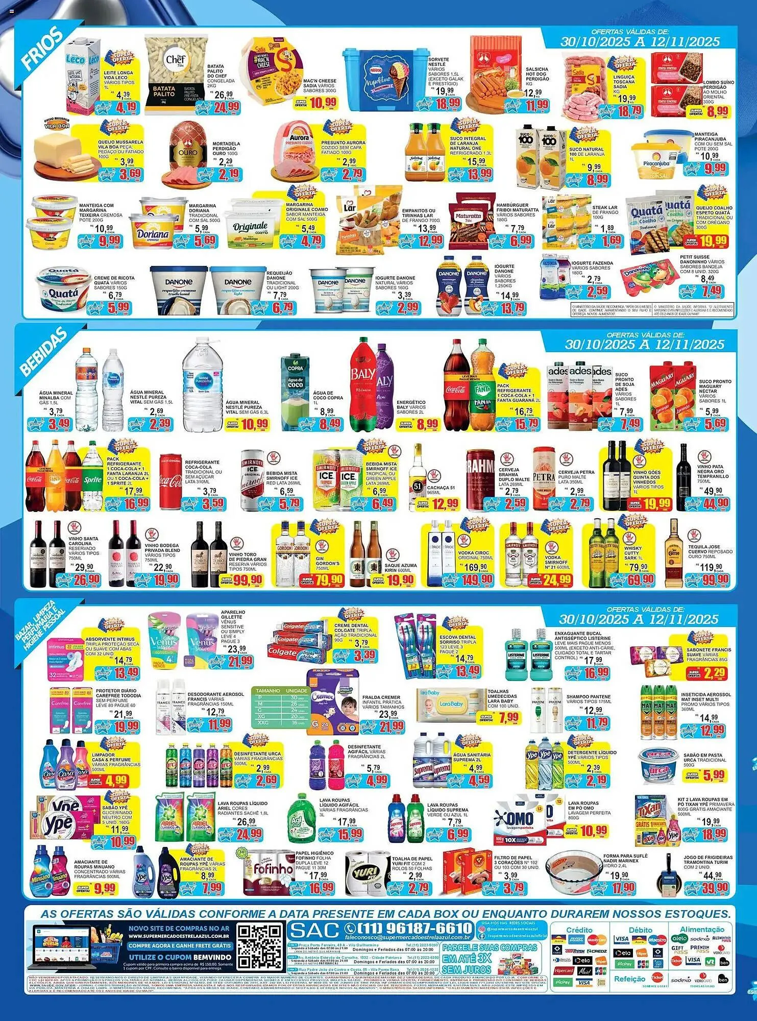 Encarte de Folheto Supermercado Estrela Azul 30 de outubro até 12 de novembro 2025 - Pagina 4