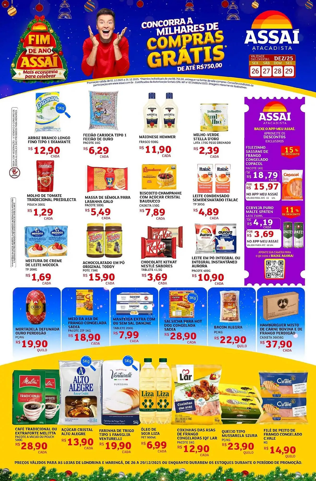 Encarte de Encarte Assaí Atacadista 26 de dezembro até 29 de dezembro 2025 - Pagina 1