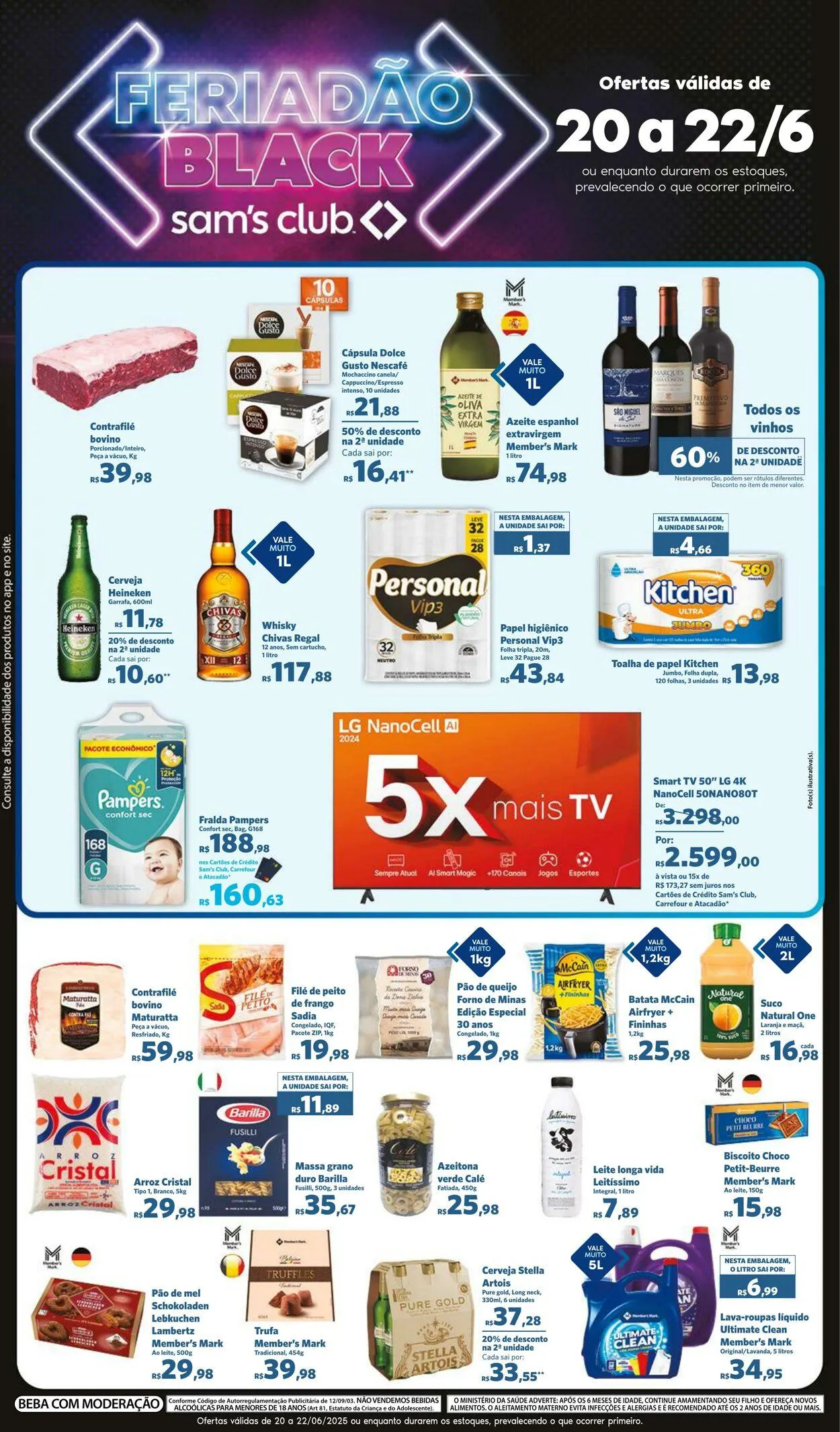 Encarte de Sam's Club 20 de junho até 22 de junho 2025 - Pagina 1