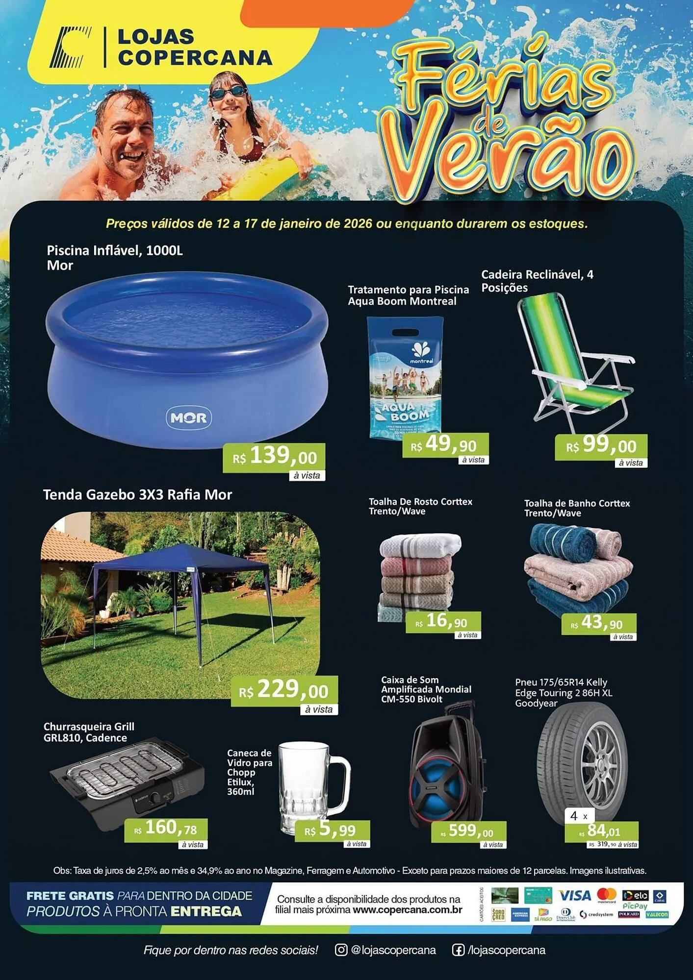 Encarte de Tabloide Copercana 12 de janeiro até 17 de janeiro 2026 - Pagina 1