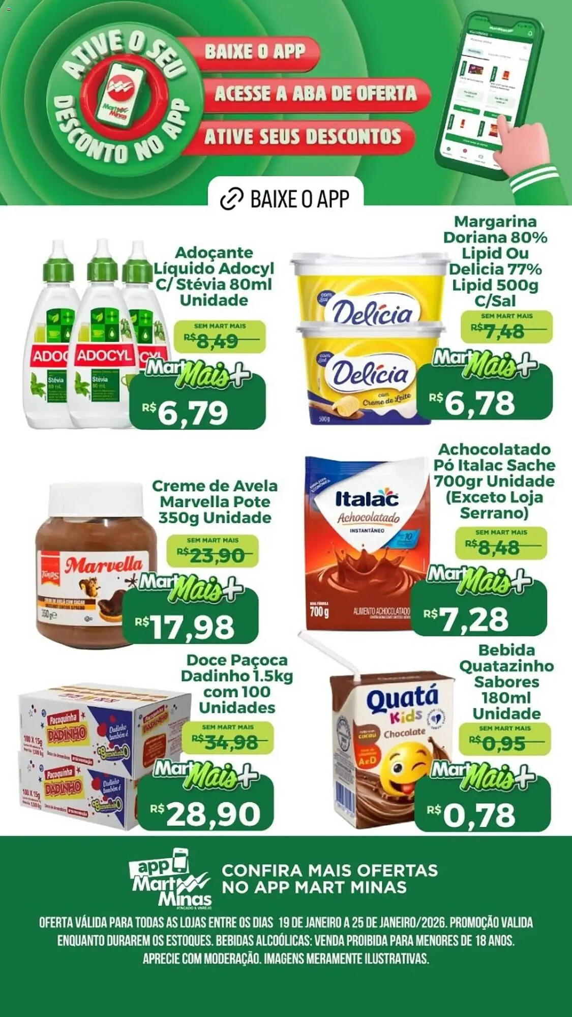 Encarte de Folheto Mart Minas 19 de janeiro até 25 de janeiro 2026 - Pagina 4