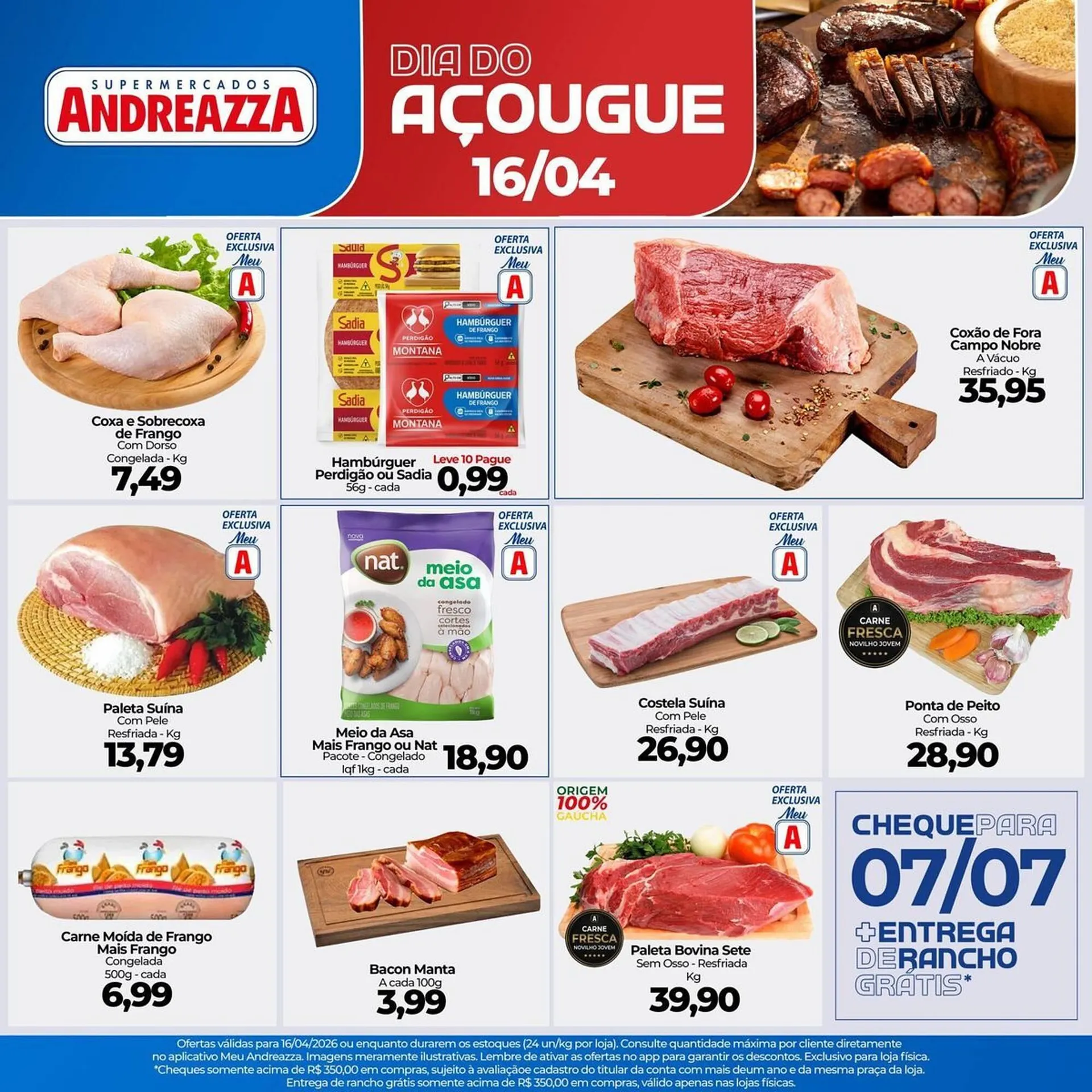 Encarte de Catálogo Supermercados Andreazza 16 de abril até 16 de abril 2026 - Pagina 1