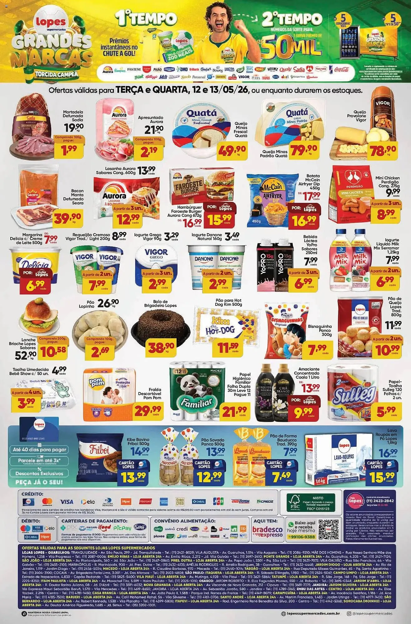Encarte de Folheto Lopes Supermercados 12 de maio até 13 de maio 2026 - Pagina 2