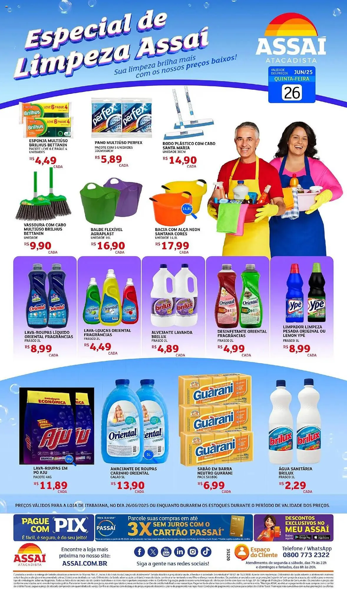 Encarte de Catálogo Assaí Atacadista 26 de junho até 26 de junho 2025 - Pagina 1