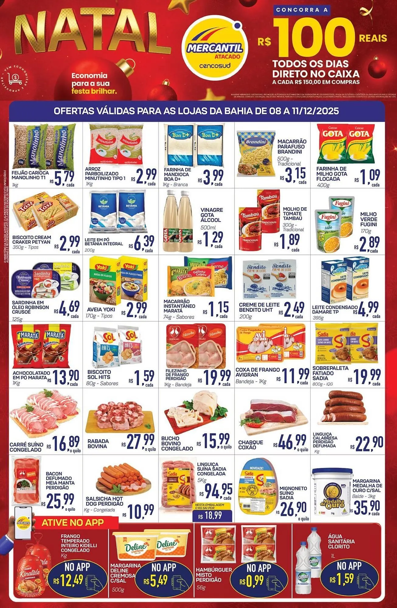 Encarte de Folheto Mercantil Rodrigues 9 de dezembro até 11 de dezembro 2025 - Pagina 1