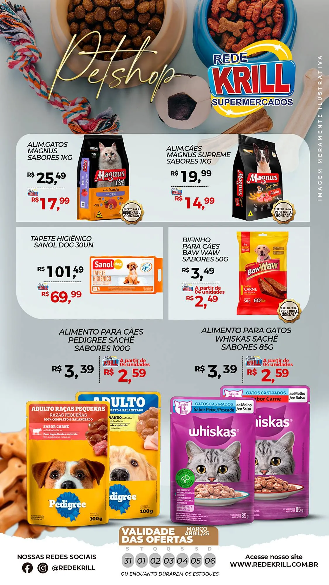 Encarte de Catálogo Rede Krill 31 de março até 6 de abril 2025 - Pagina 5