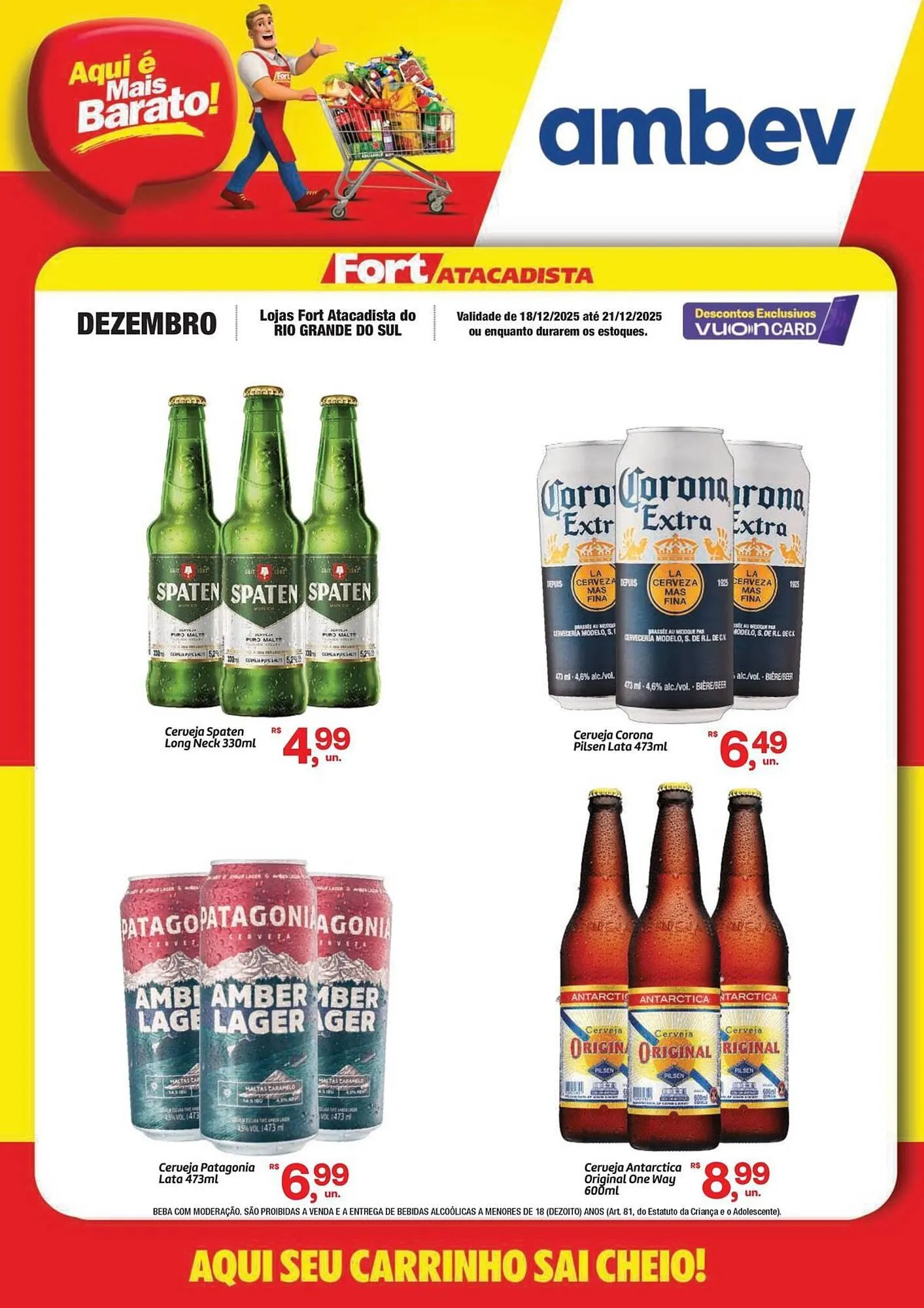 Encarte de Tabloide Fort Atacadista 18 de dezembro até 21 de dezembro 2025 - Pagina 1