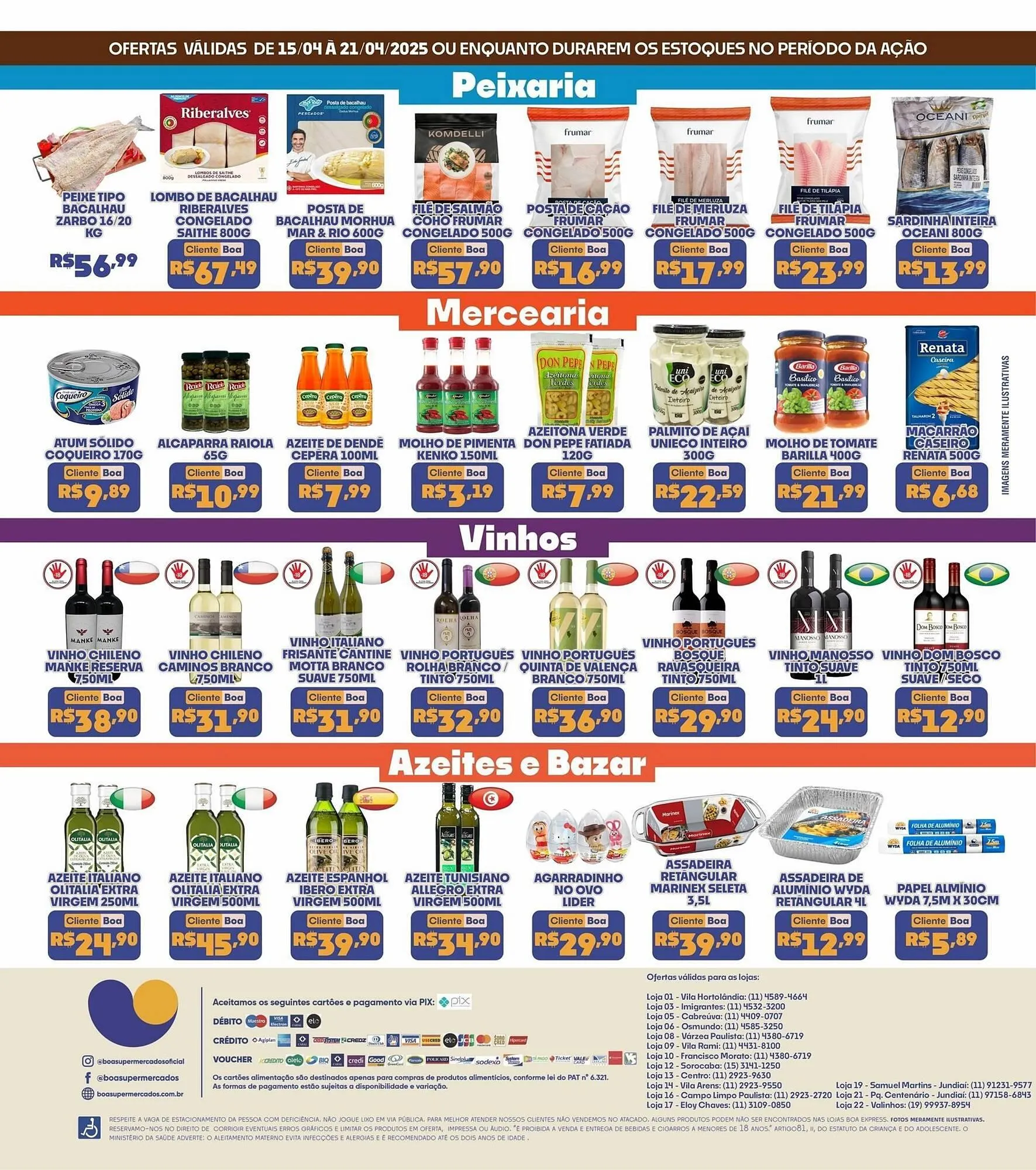 Encarte de Catálogo Boa Supermercados 15 de abril até 21 de abril 2025 - Pagina 2