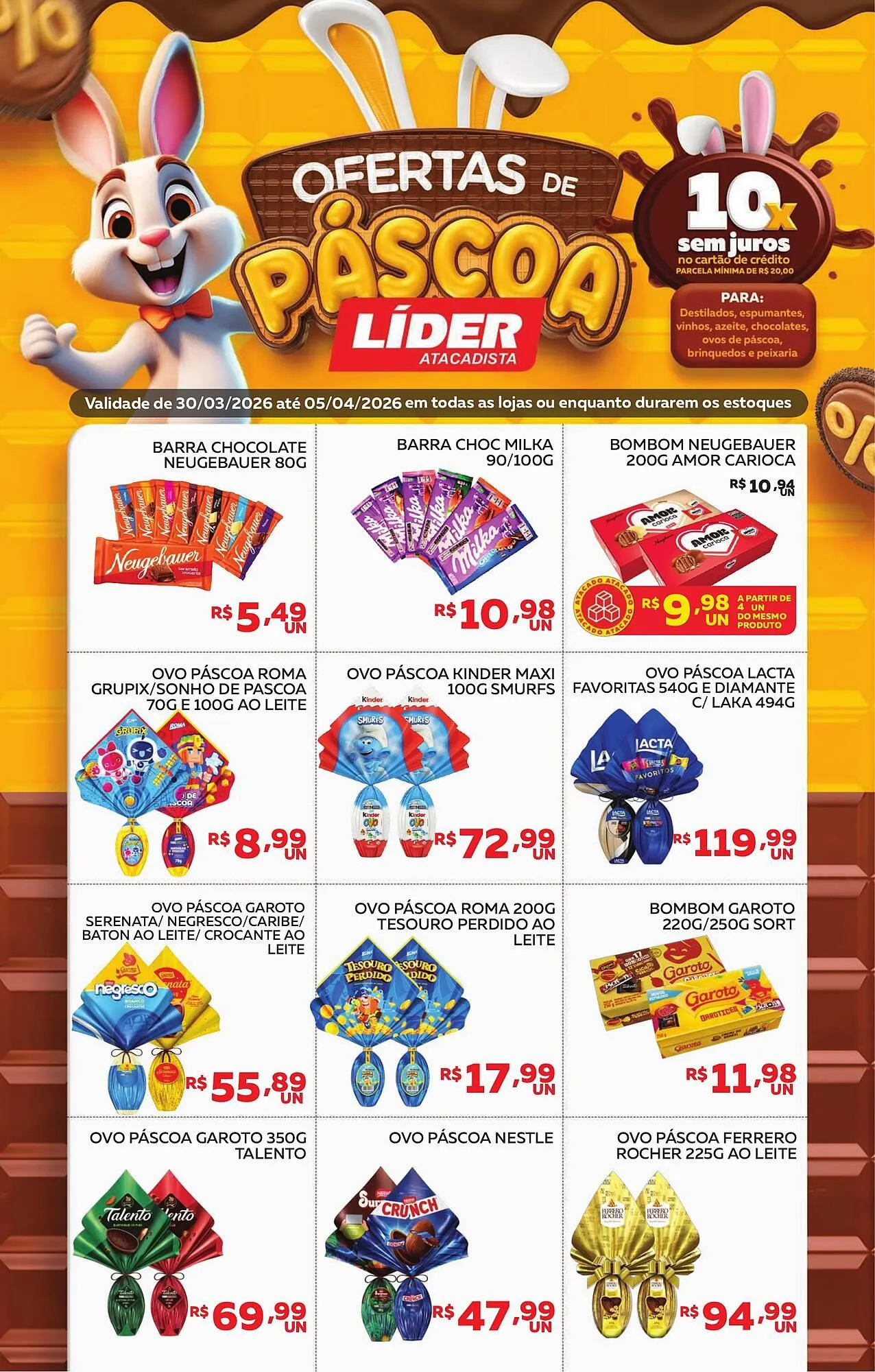 Encarte de Encarte Lider Atacadista 30 de março até 5 de abril 2026 - Pagina 1