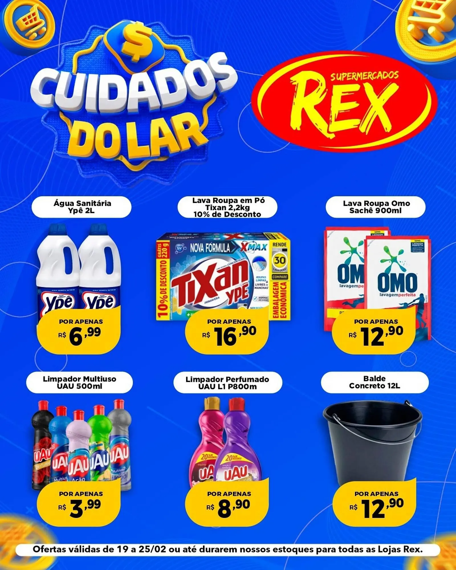 Encarte de Catálogo Supermercados Rex 23 de fevereiro até 25 de fevereiro 2026 - Pagina 1