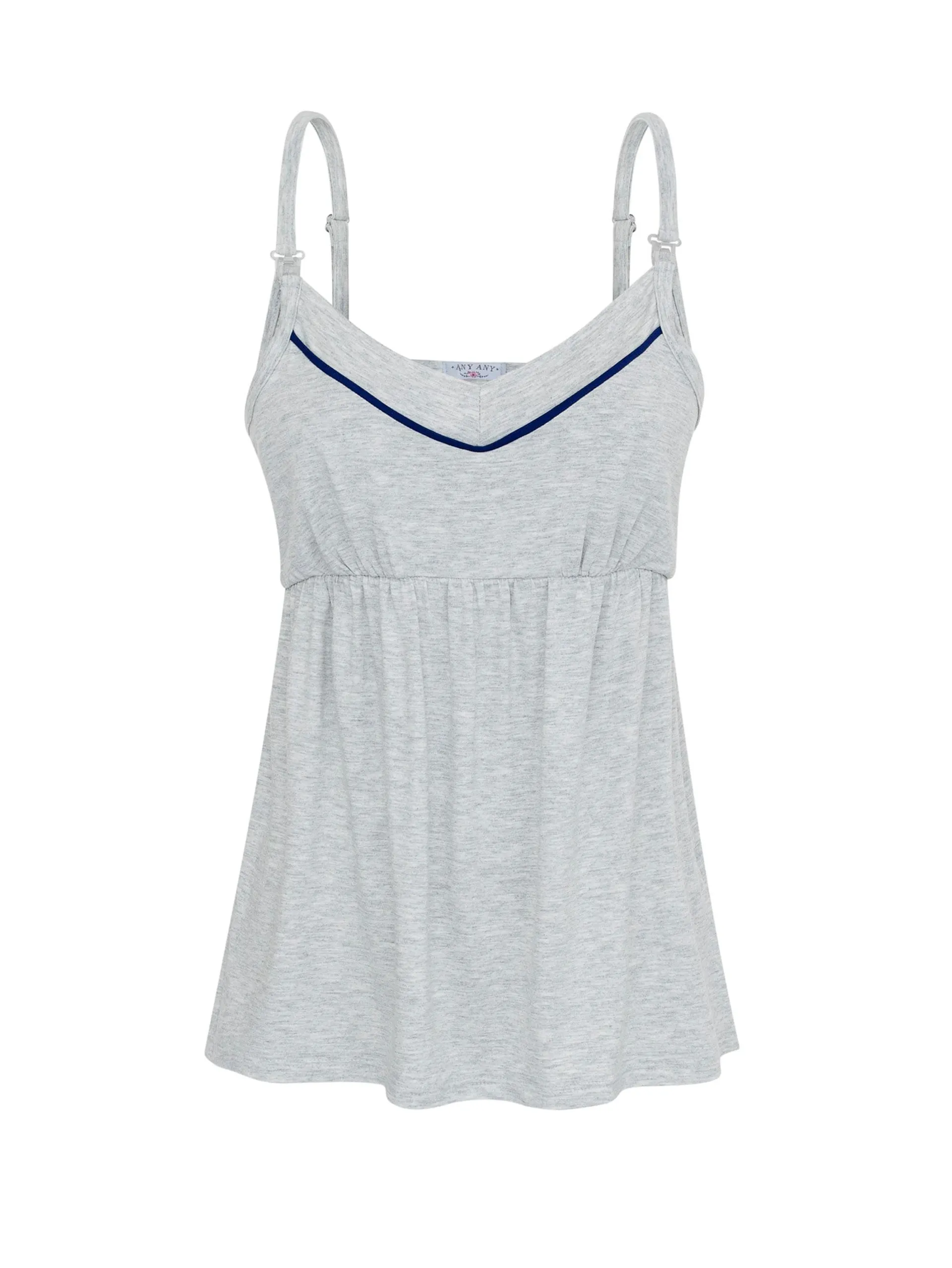 Pijama Maternidade Trio Manga Longa Mirtilo