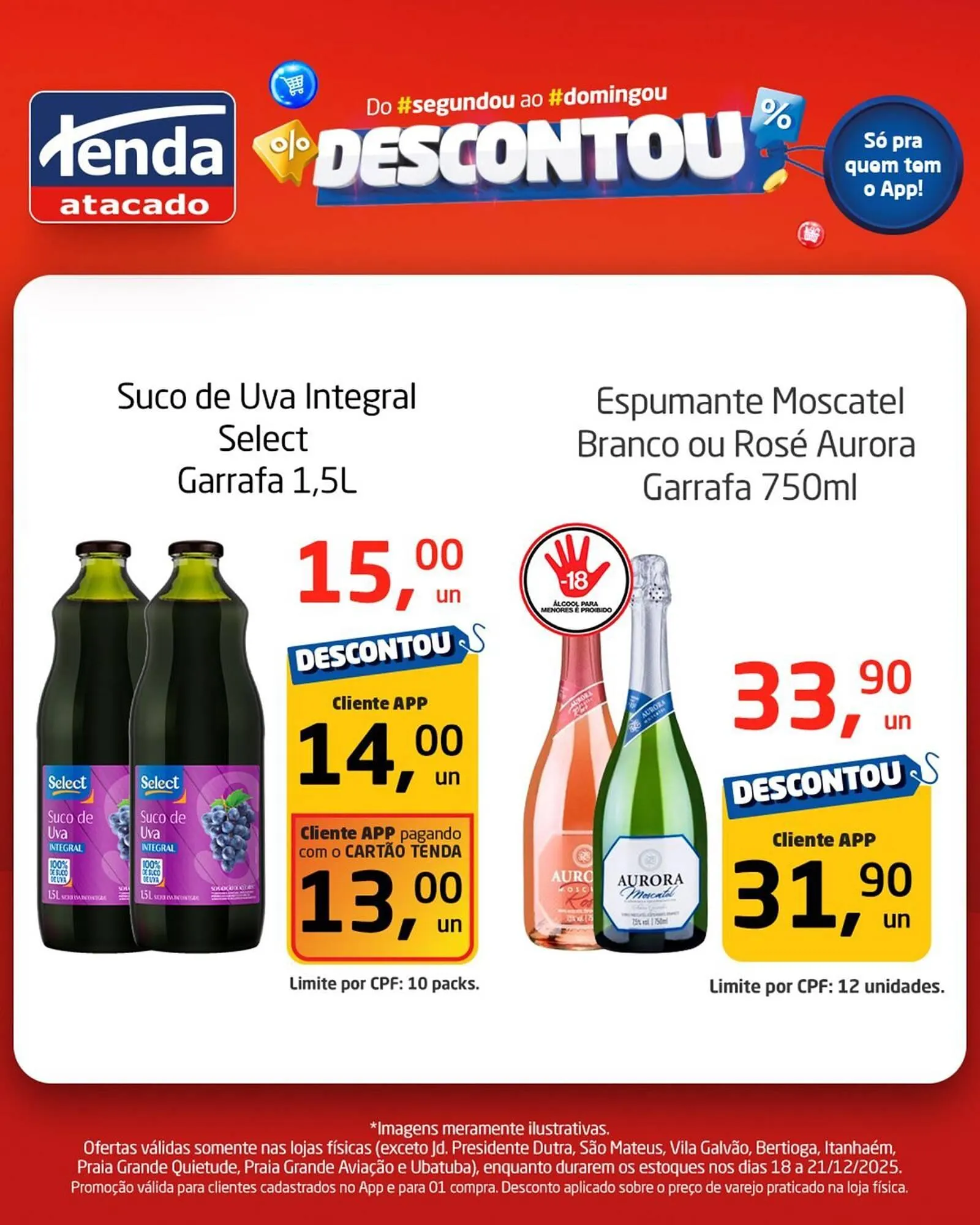 Encarte de Folheto Tenda Atacado 19 de dezembro até 21 de dezembro 2025 - Pagina 3