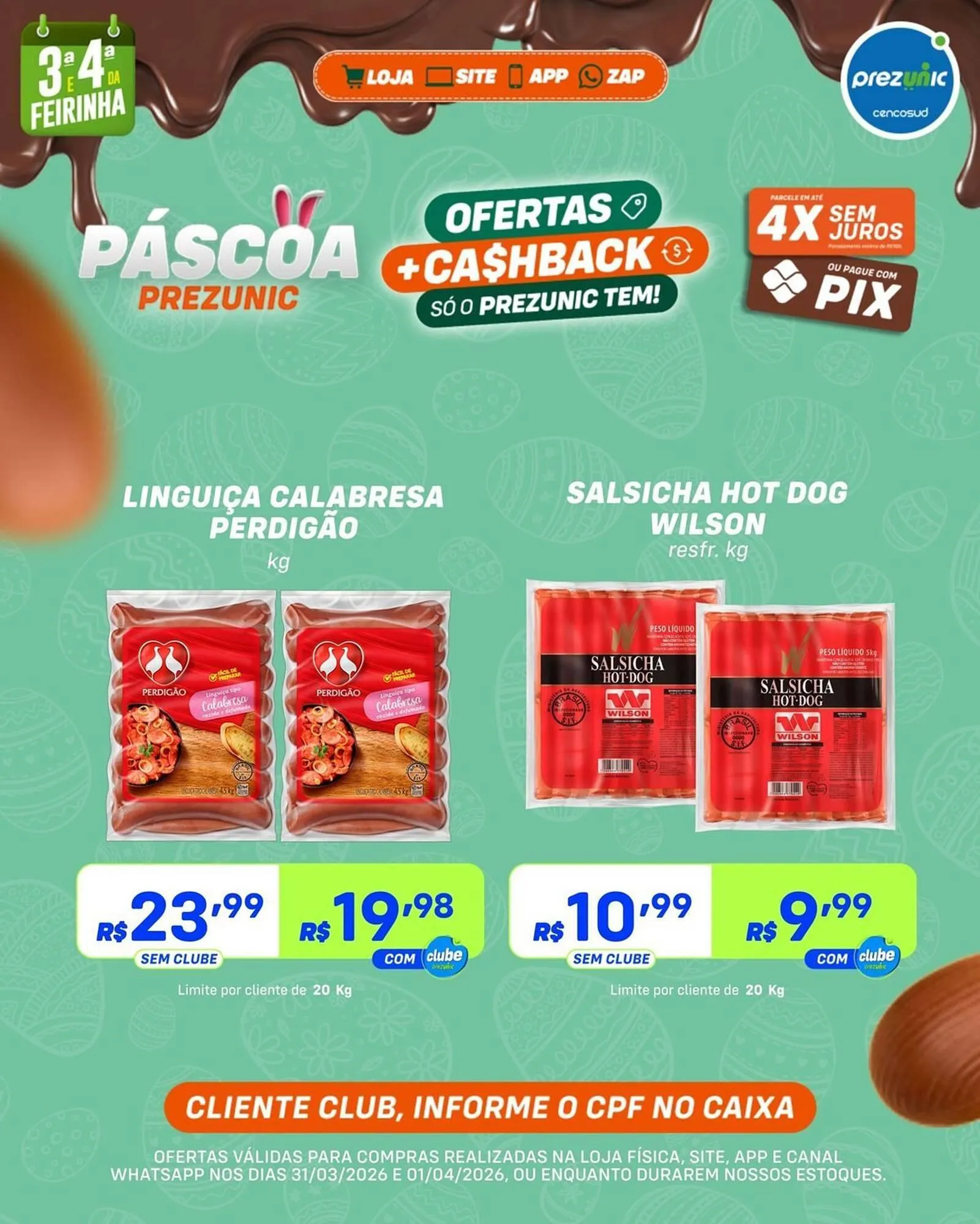 Encarte de Encarte Prezunic 31 de março até 1 de abril 2026 - Pagina 7