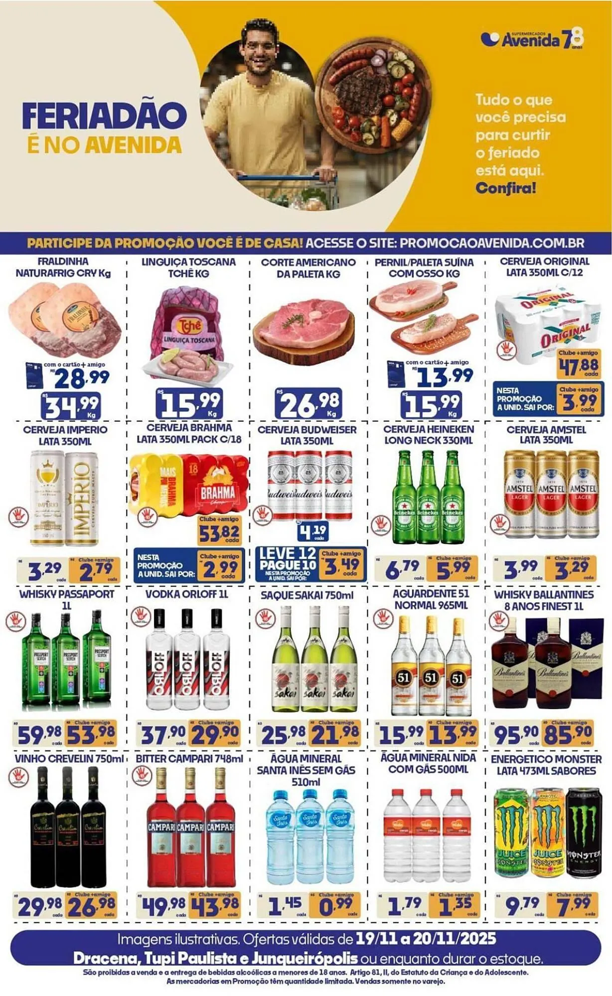 Encarte de Catálogo Supermercados Avenida 20 de novembro até 21 de novembro 2025 - Pagina 2