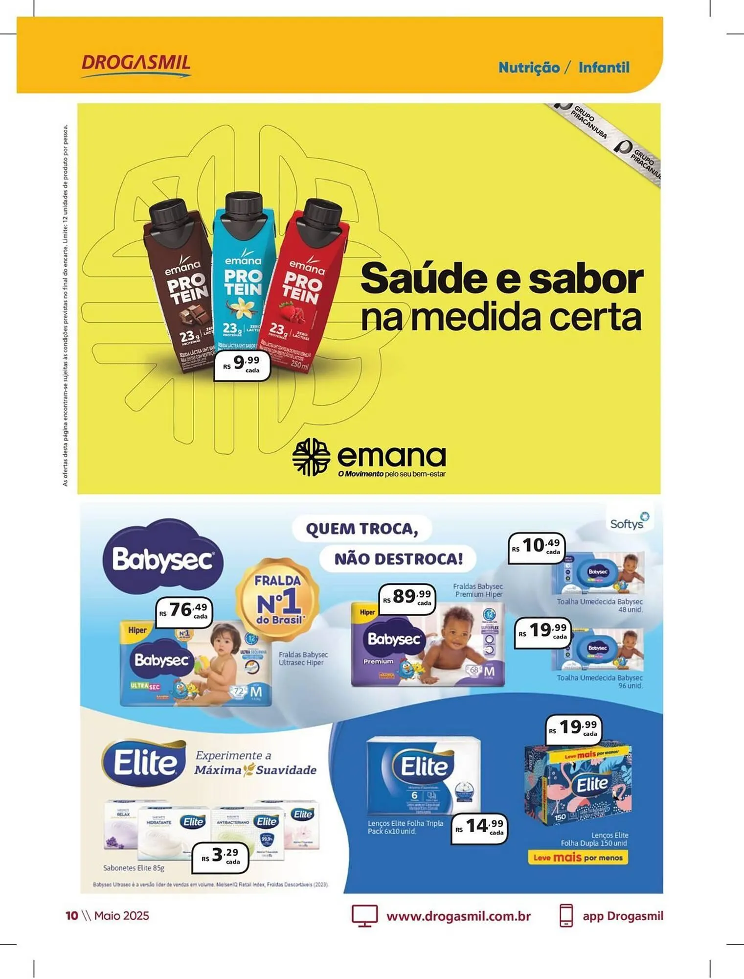 Encarte de Catálogo Drogasmil 5 de maio até 1 de junho 2025 - Pagina 10