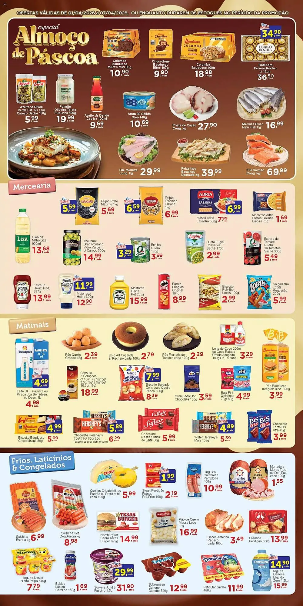 Encarte de Folheto Rossi Supermercado 1 de abril até 7 de abril 2026 - Pagina 2