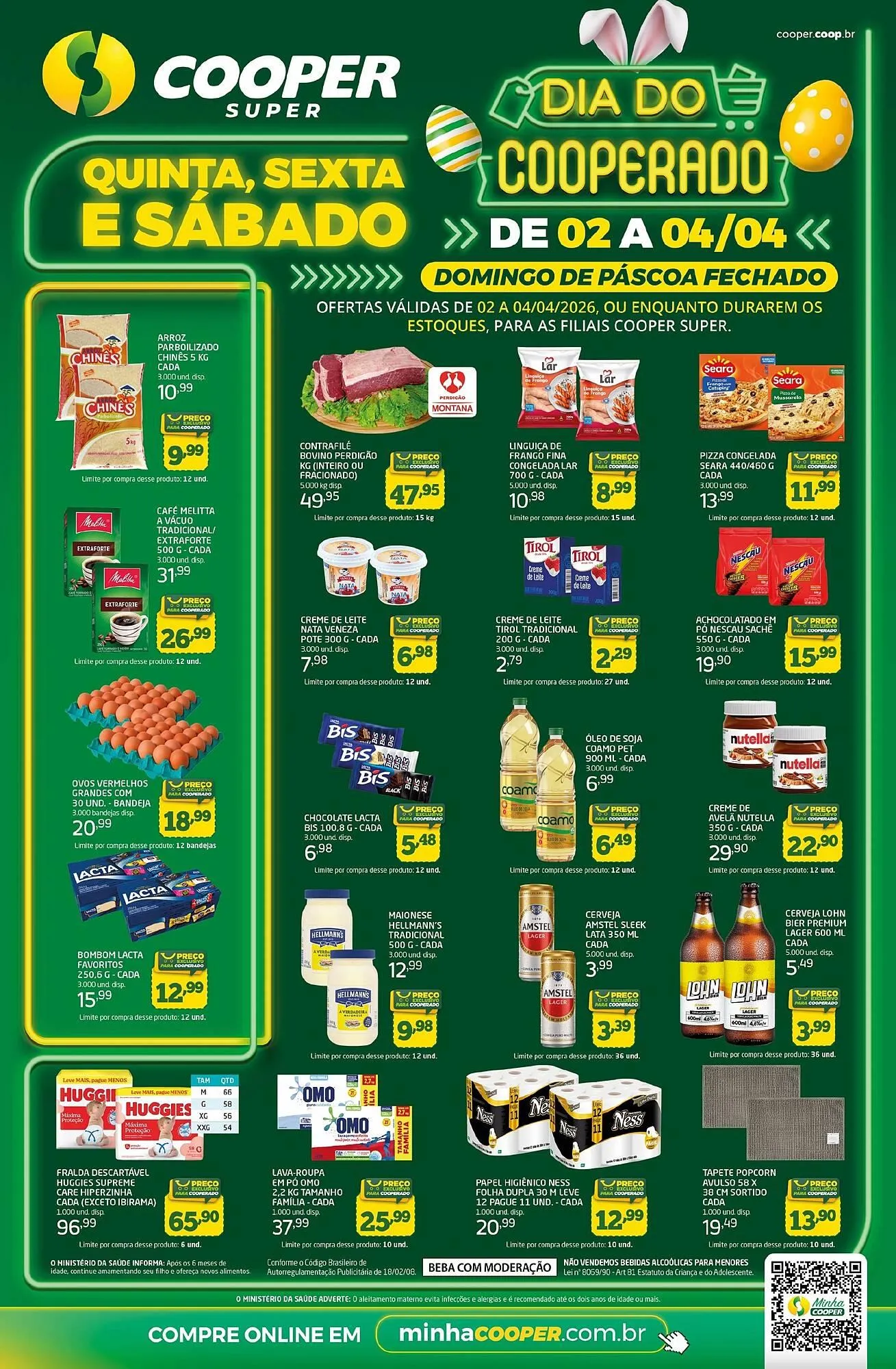 Encarte de Tabloide Cooper 1 de abril até 4 de abril 2026 - Pagina 1