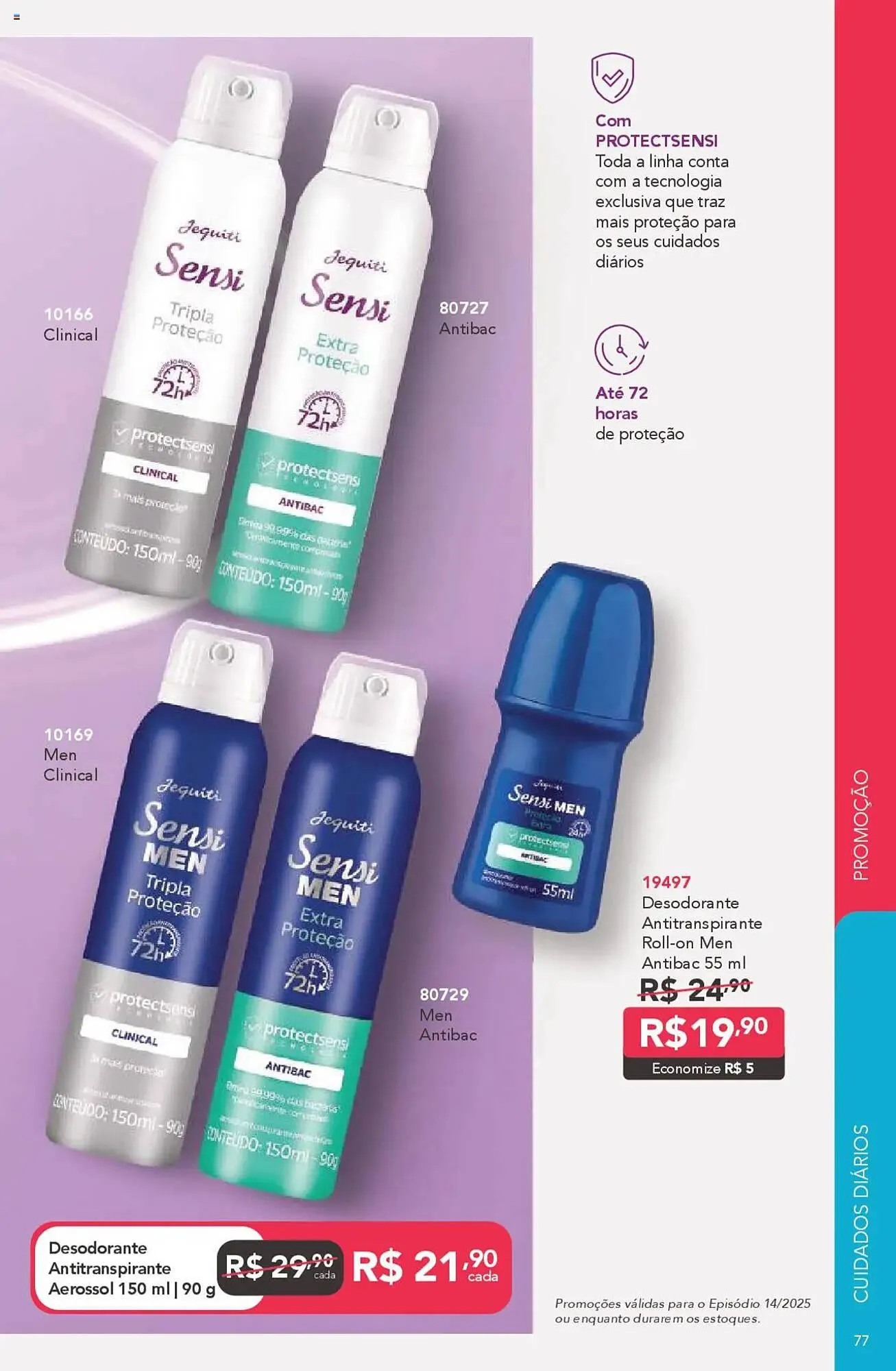 Encarte de Catálogo Jequiti 3 de outubro até 30 de outubro 2025 - Pagina 77