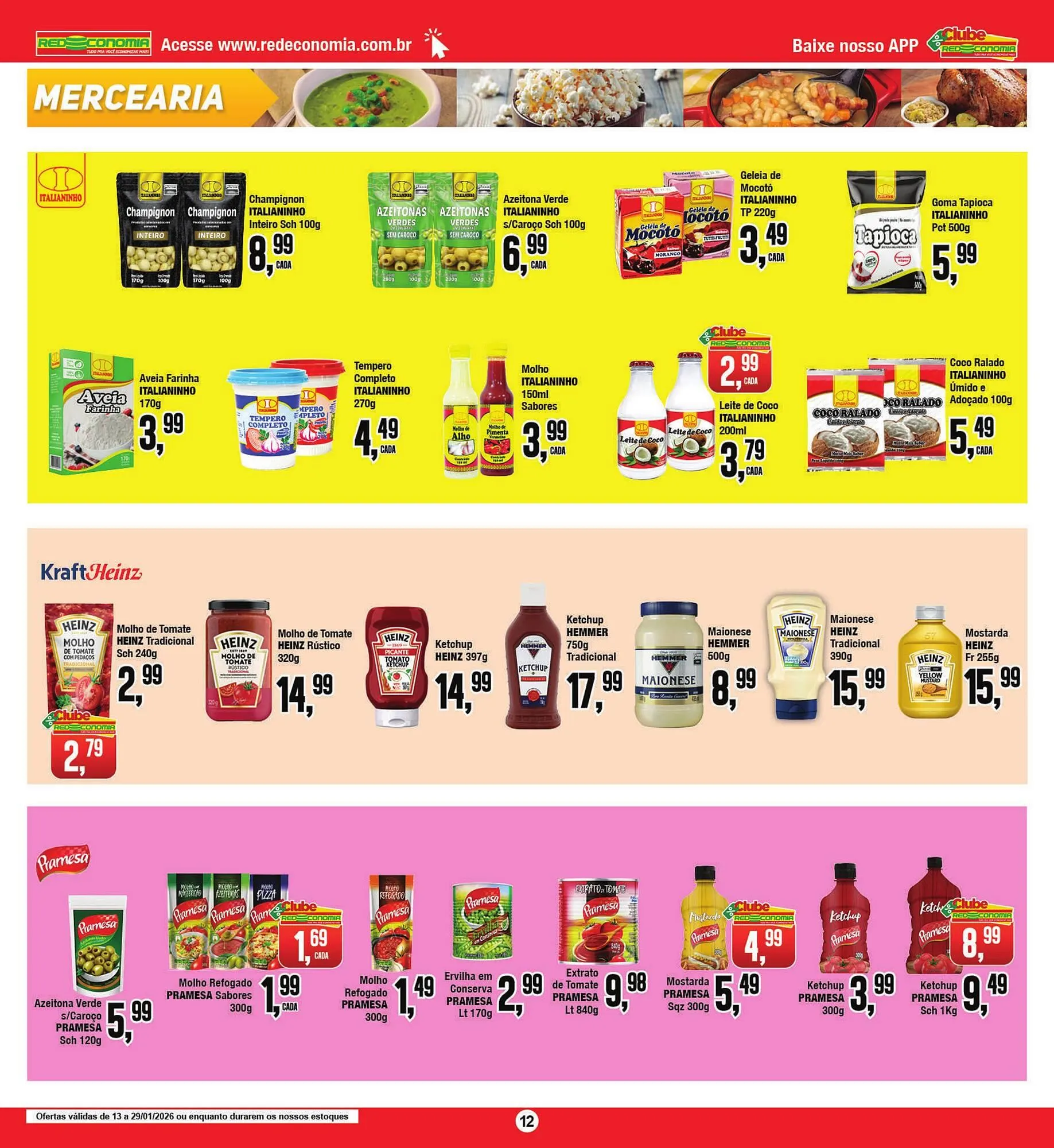 Encarte de Encarte Rede Economia 21 de janeiro até 29 de janeiro 2026 - Pagina 12