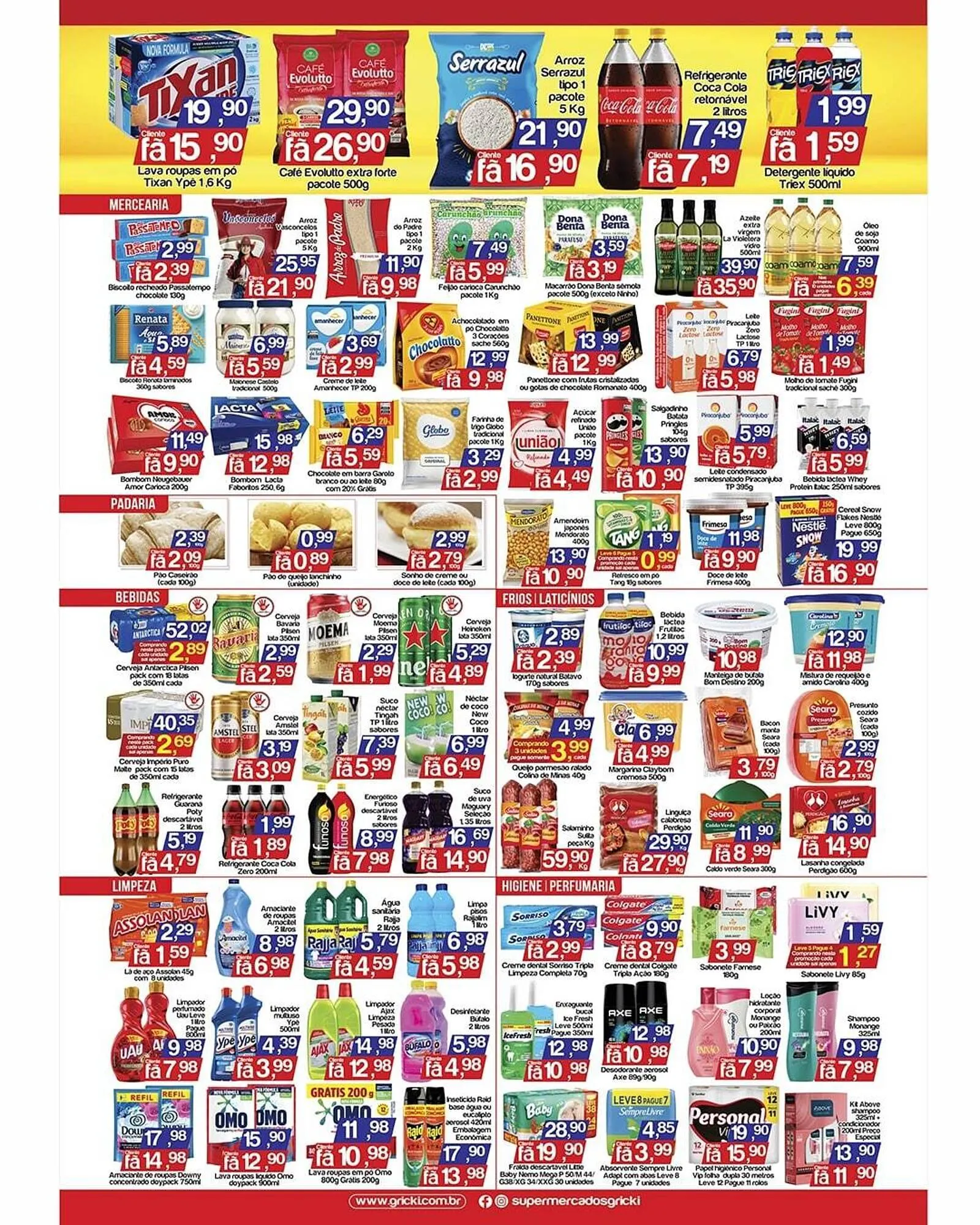 Encarte de Catálogo Supermercados Gricki 12 de agosto até 13 de agosto 2025 - Pagina 2