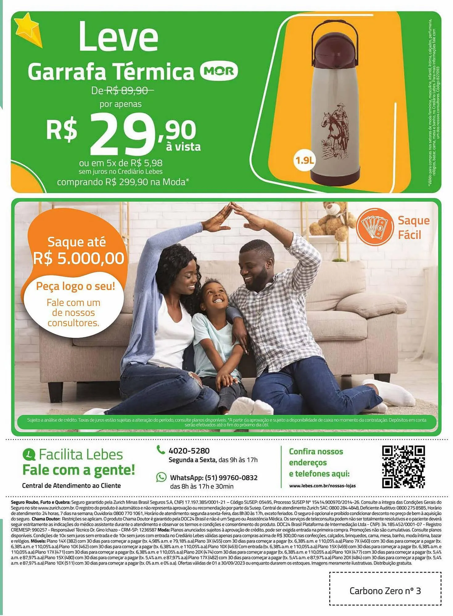 Encarte de Catálogo Lojas Lebes 1 de setembro até 30 de setembro 2023 - Pagina 33