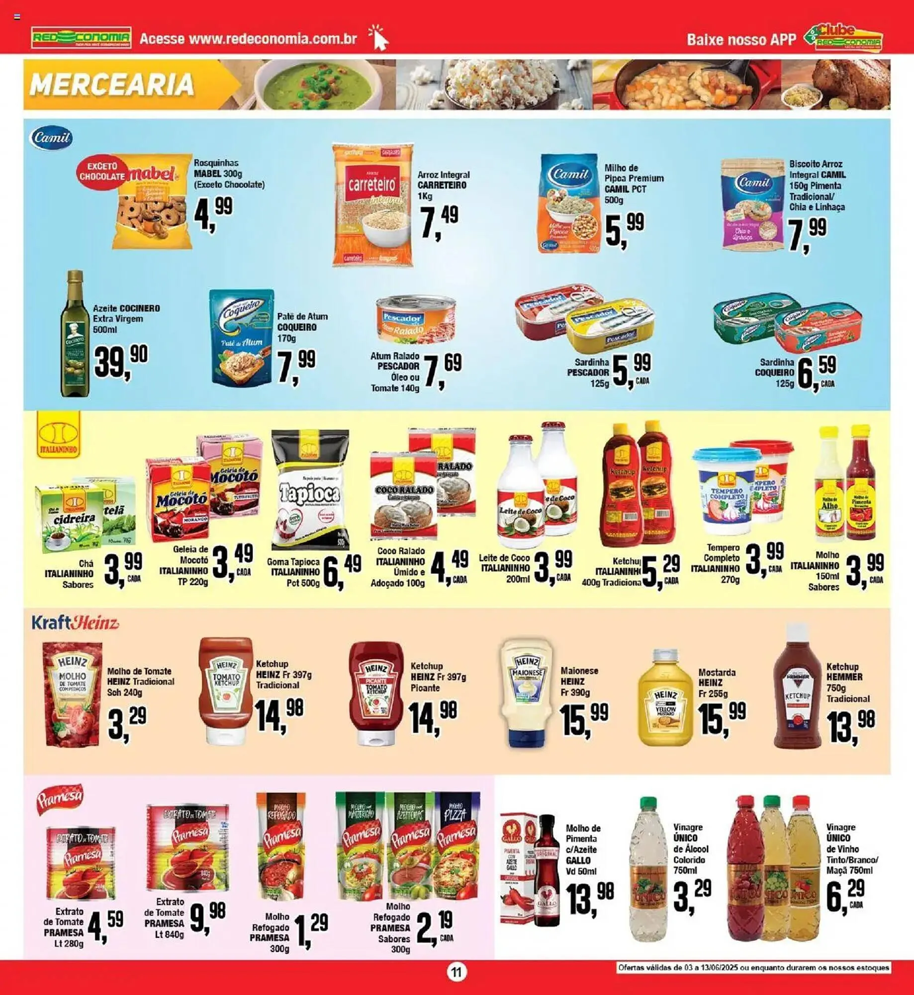 Encarte de Catálogo Redeconomia 3 de junho até 13 de junho 2025 - Pagina 11