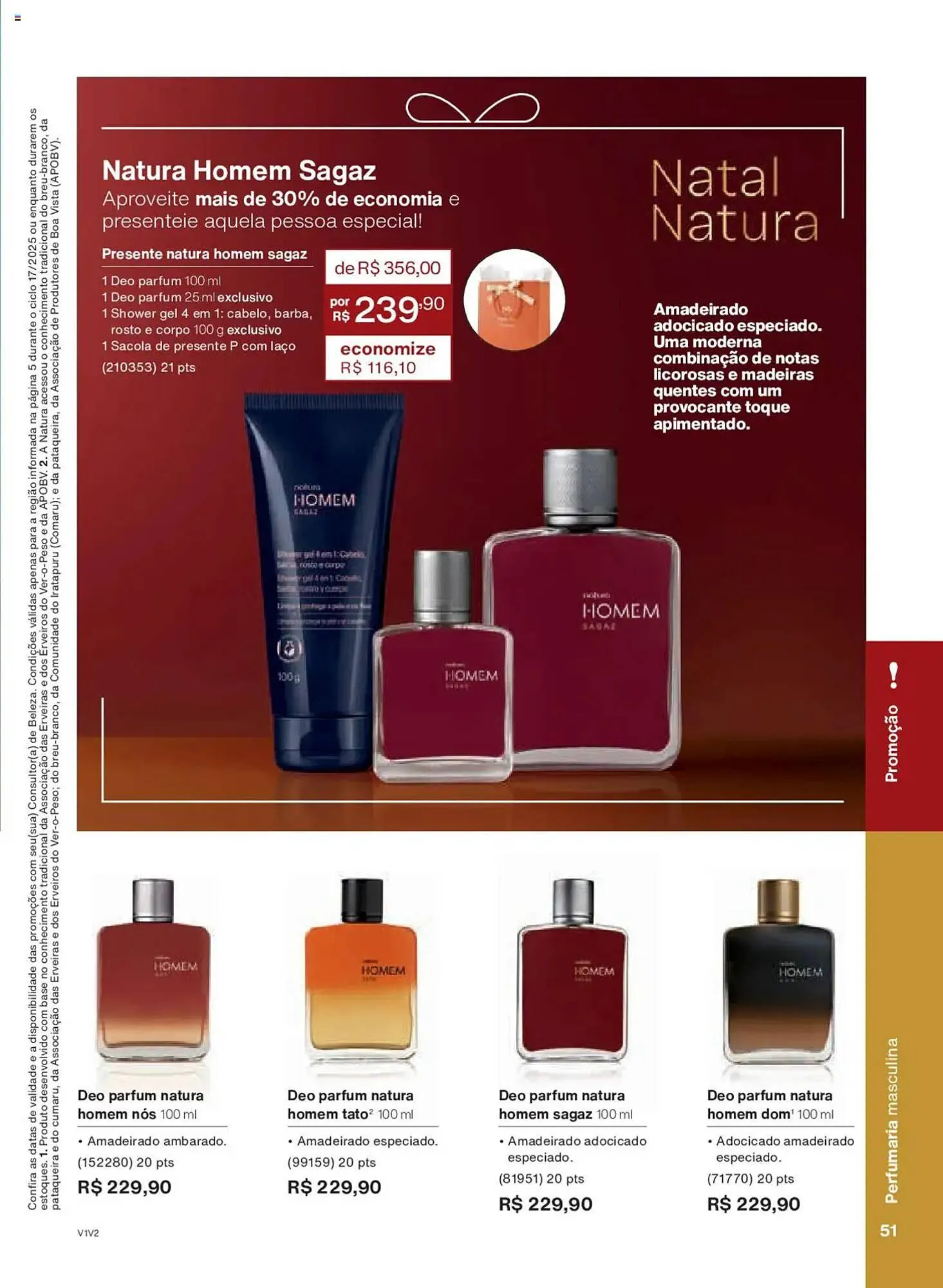 Encarte de Catálogo Natura 14 de outubro até 4 de novembro 2025 - Pagina 51