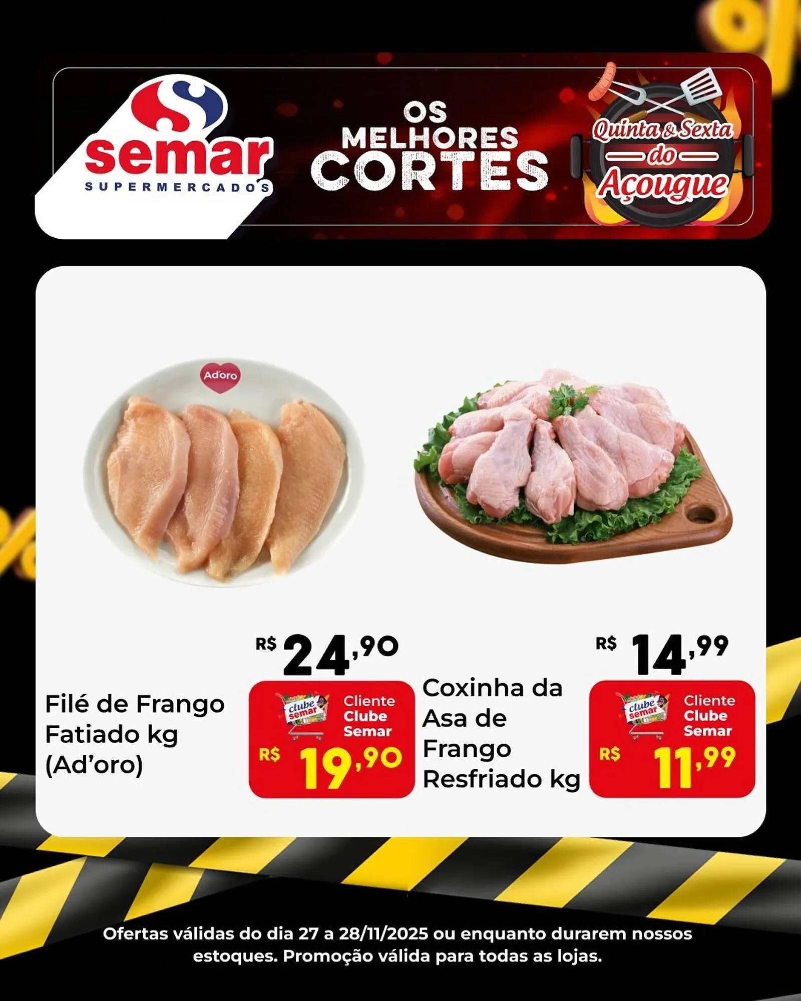 Encarte de Folheto Semar Supermercado 26 de novembro até 28 de novembro 2025 - Pagina 3