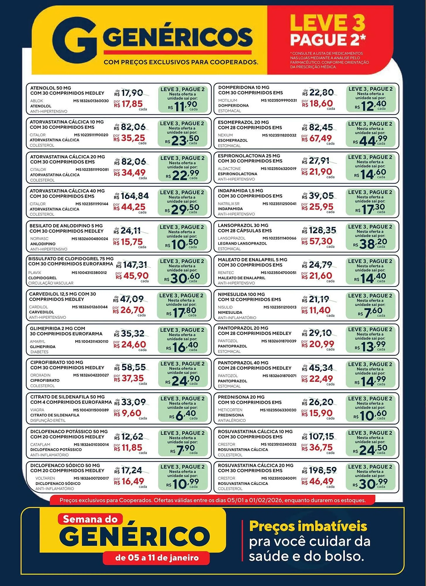 Encarte de Catálogo Drogaria Coop 5 de janeiro até 1 de fevereiro 2026 - Pagina 14