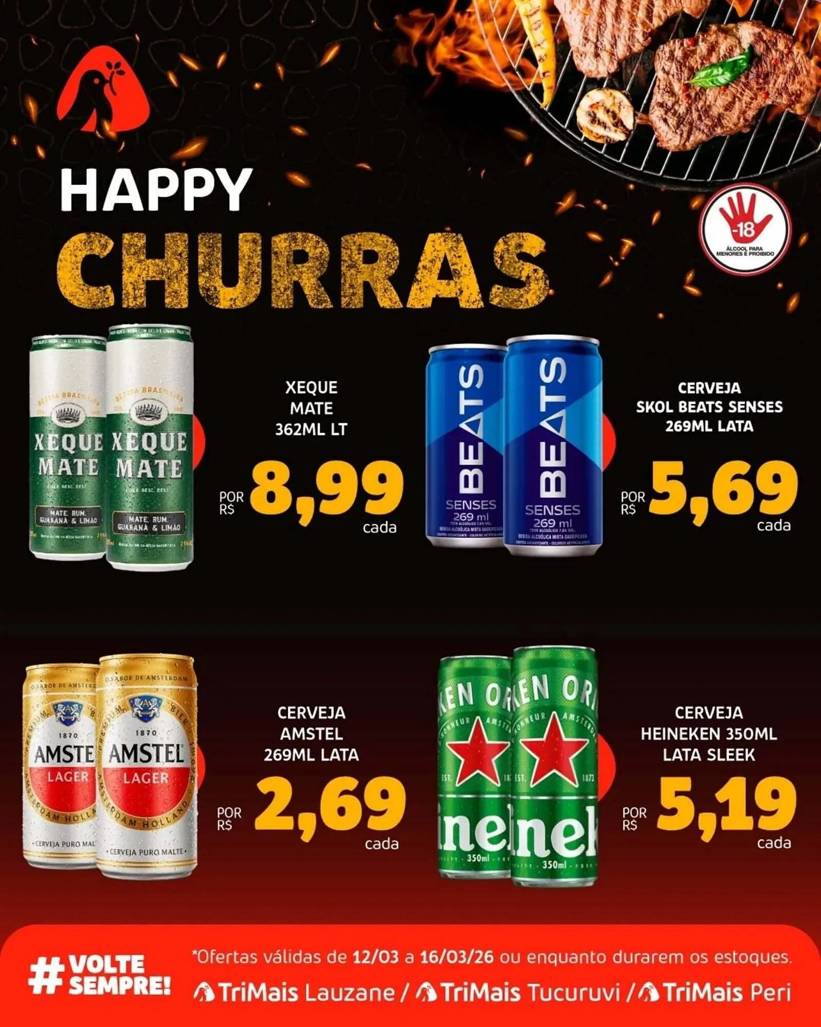 Encarte de Catálogo Trimais Supermercado 13 de março até 16 de março 2026 - Pagina 4