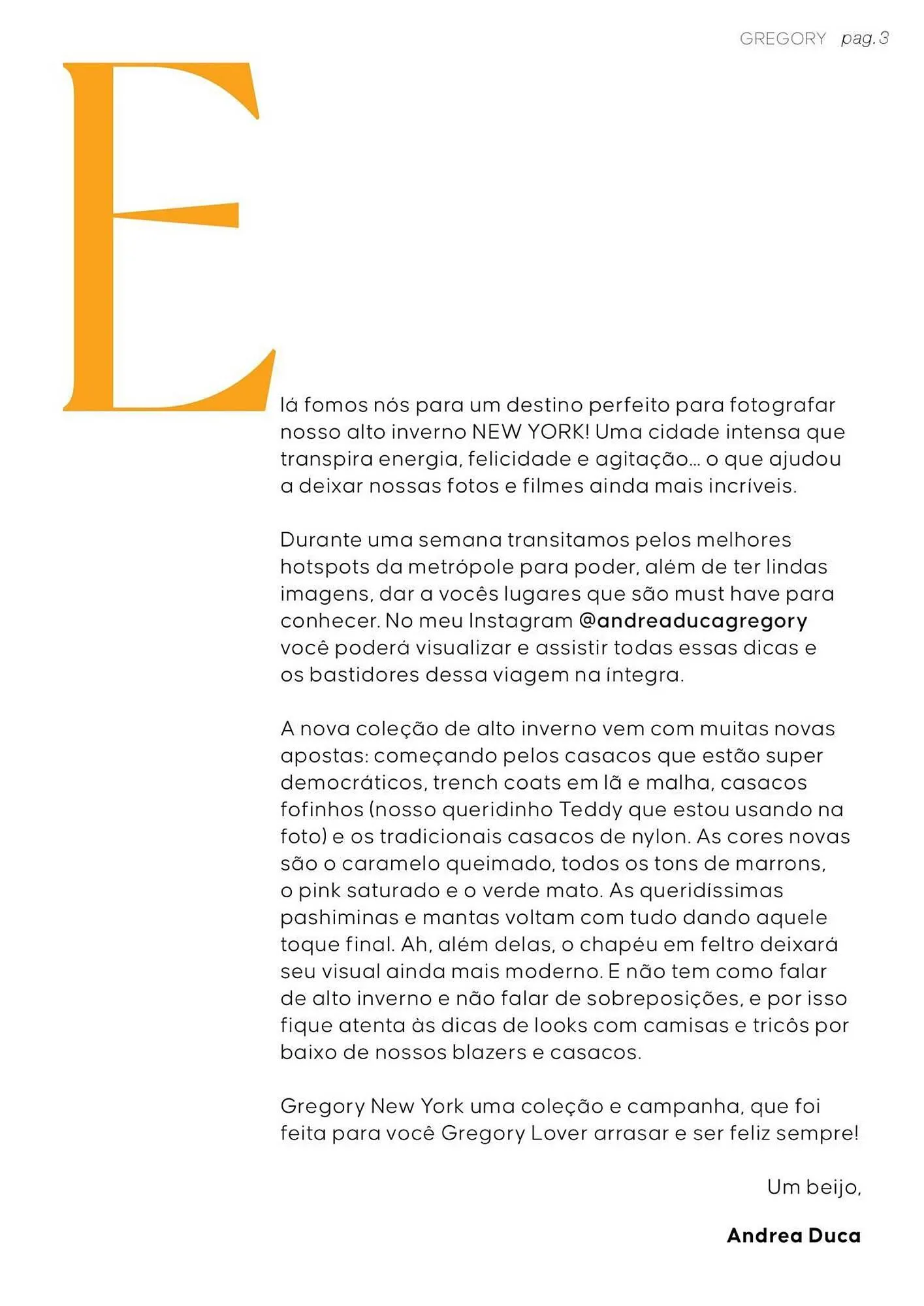 Encarte de Catálogo Gregory 22 de janeiro até 31 de janeiro 2024 - Pagina 3