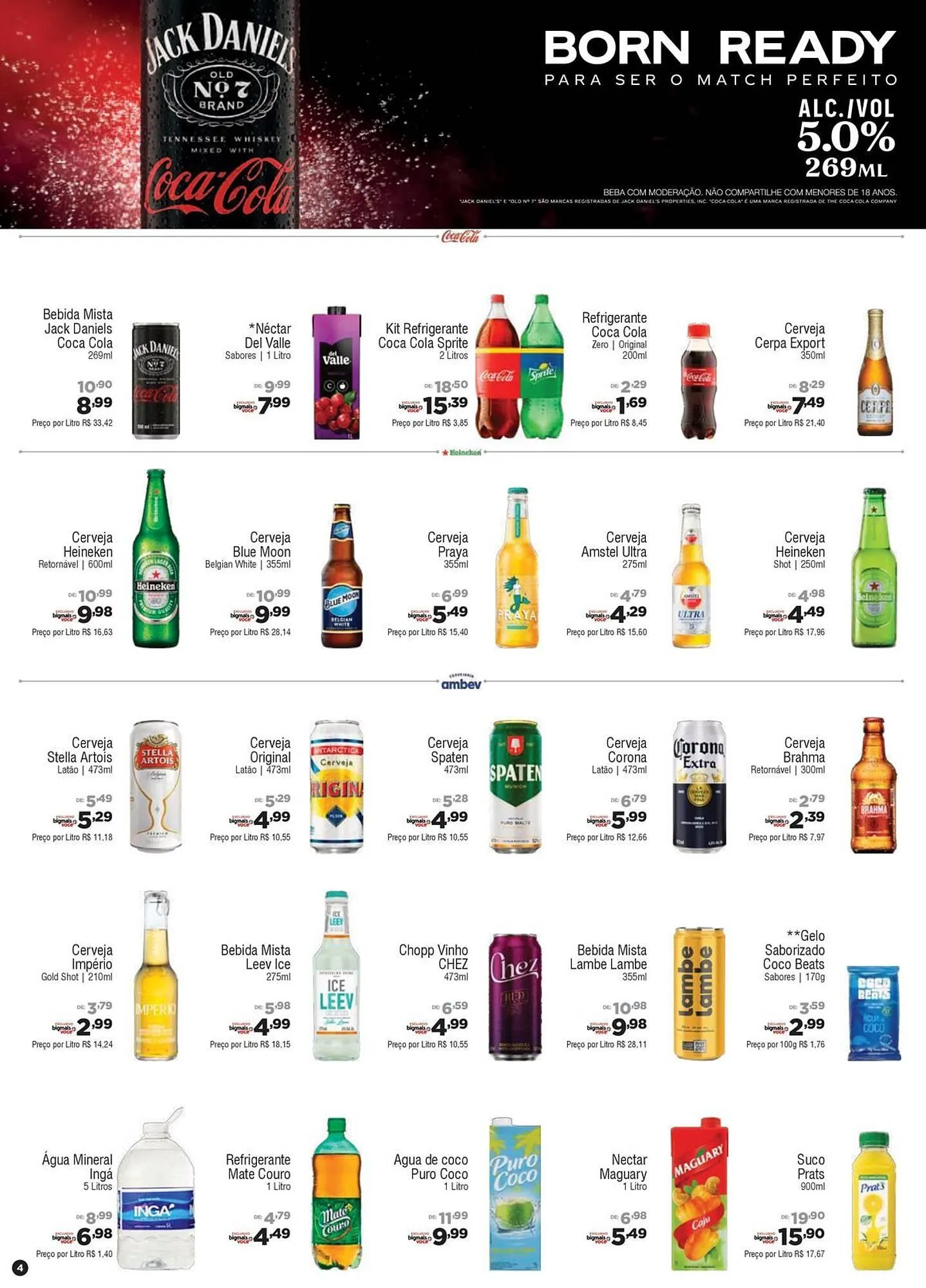 Encarte de Catálogo Big Mais Supermercados 31 de julho até 12 de agosto 2025 - Pagina 4