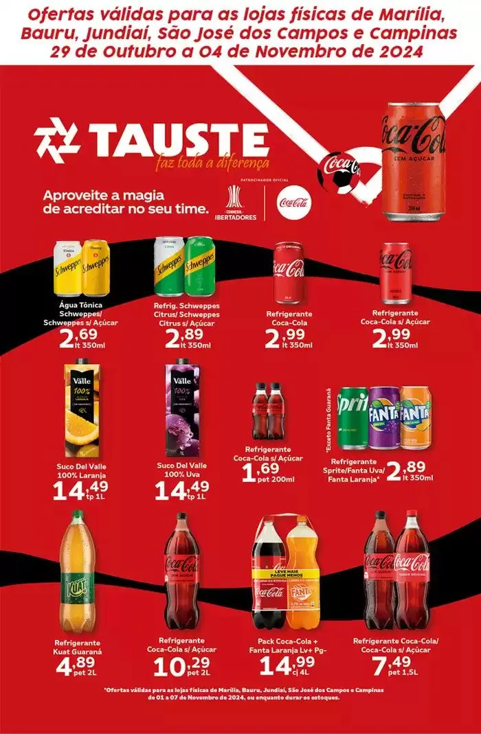 Encarte de Especial Coca-Cola 30 de outubro até 4 de novembro 2024 - Pagina 1