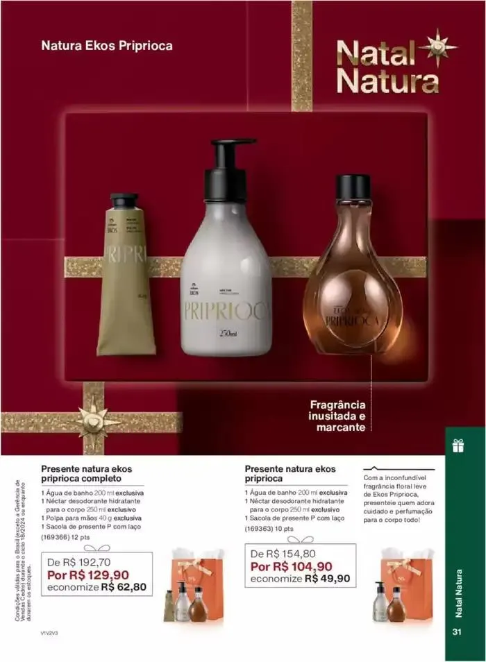 Encarte de Revista Natura Ciclo 18 11 de novembro até 31 de dezembro 2024 - Pagina 84