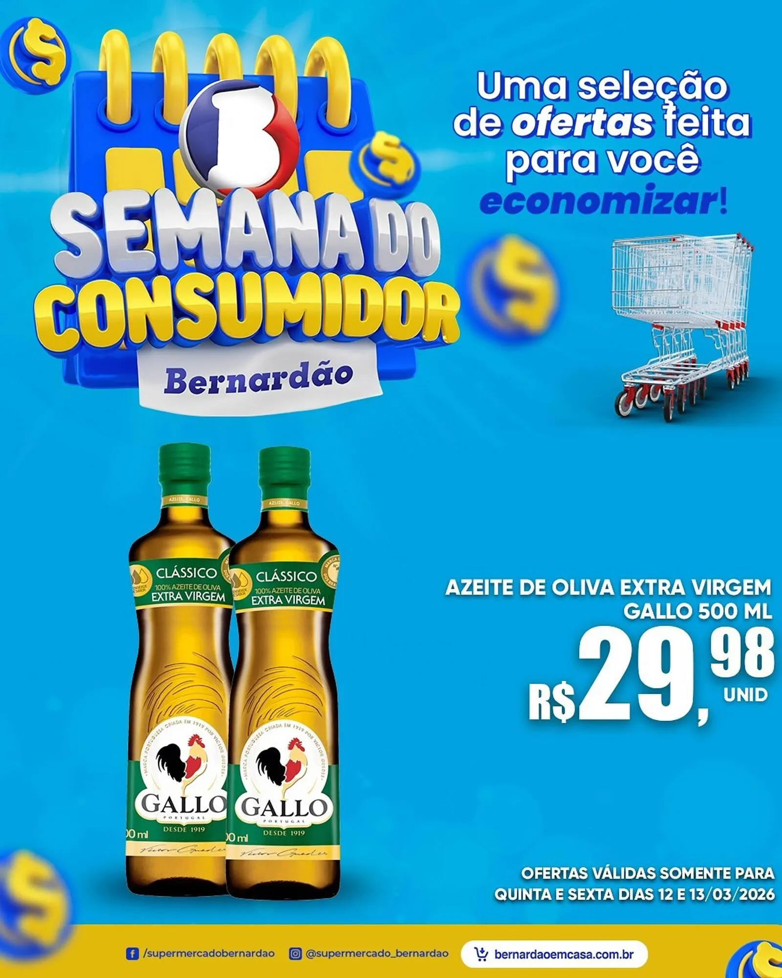 Encarte de Catálogo Supermercado Bernardão 12 de março até 13 de março 2026 - Pagina 2