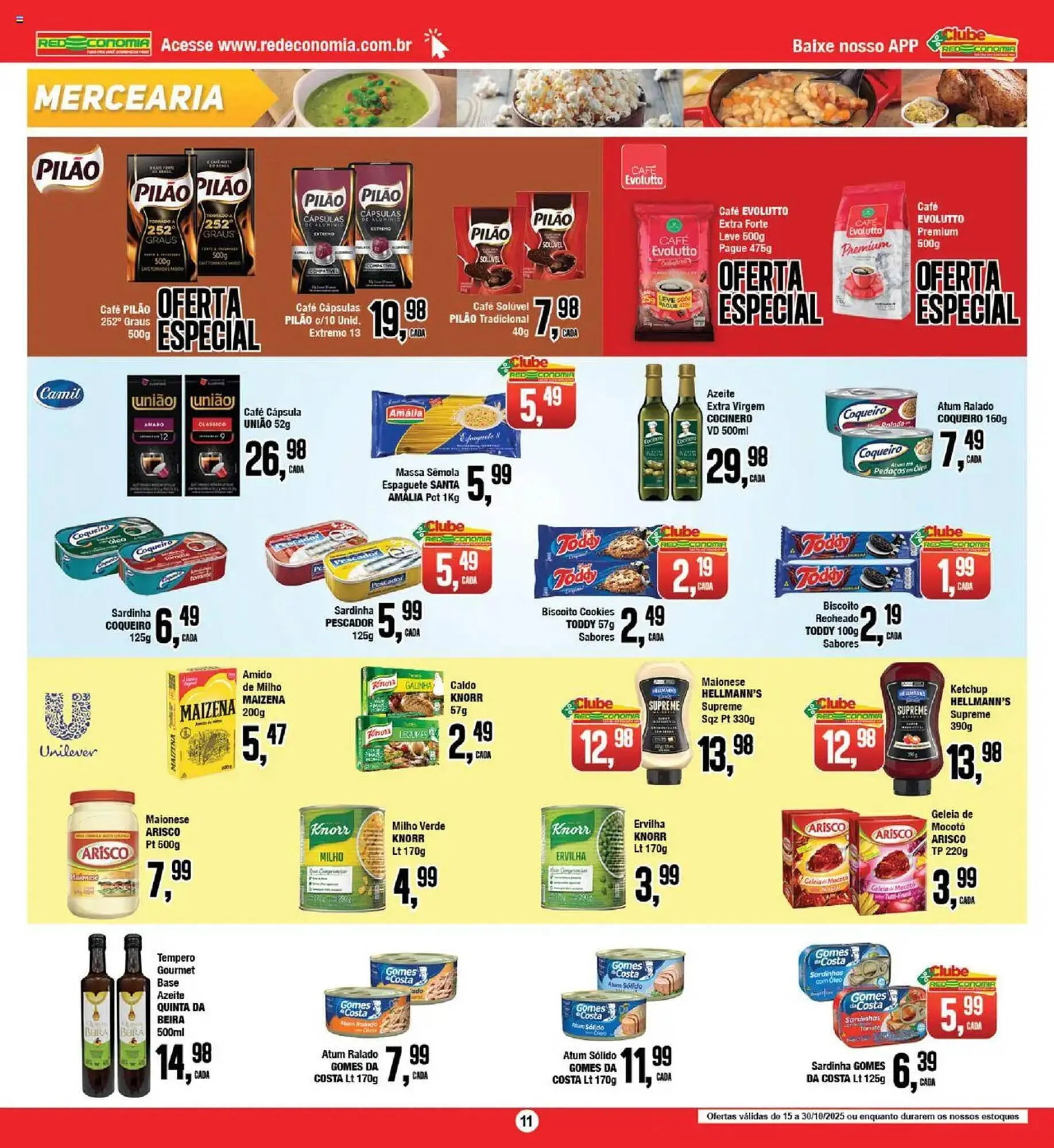 Encarte de Encarte Redeconomia 15 de outubro até 30 de outubro 2025 - Pagina 11