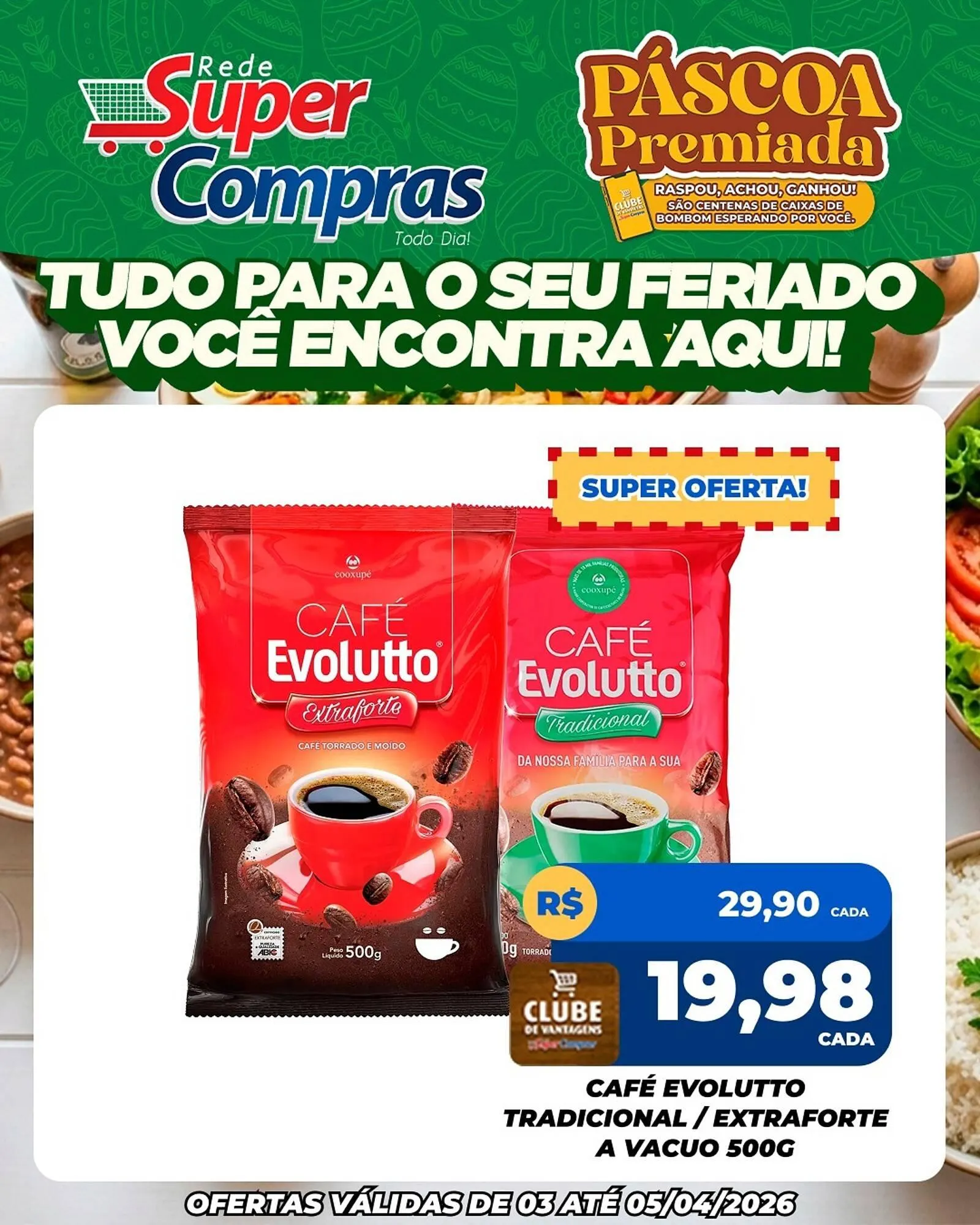 Encarte de Encarte Rede Super Compras 3 de abril até 5 de abril 2026 - Pagina 1