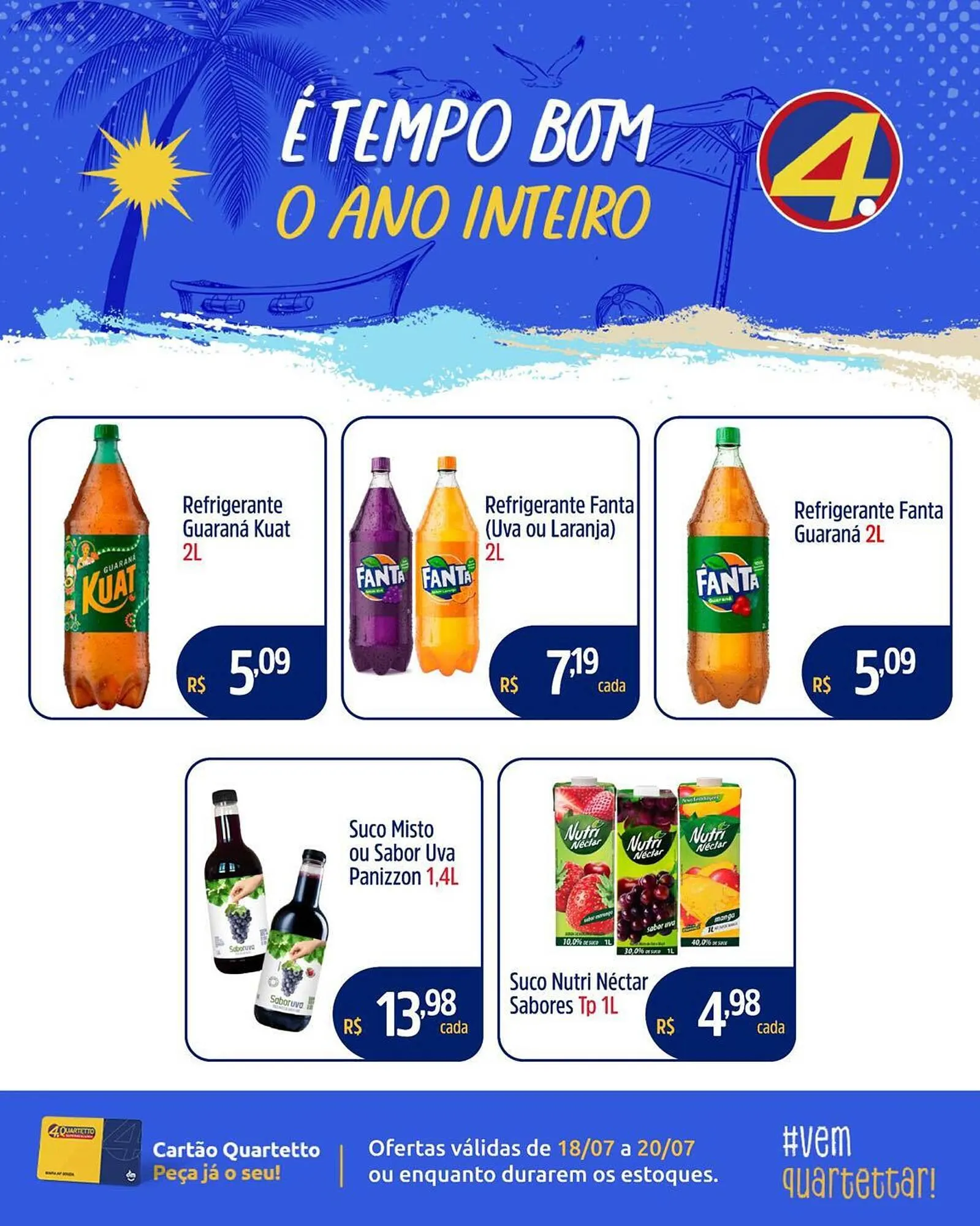 Encarte de Catálogo Quartetto Supermercados 18 de julho até 20 de julho 2025 - Pagina 5