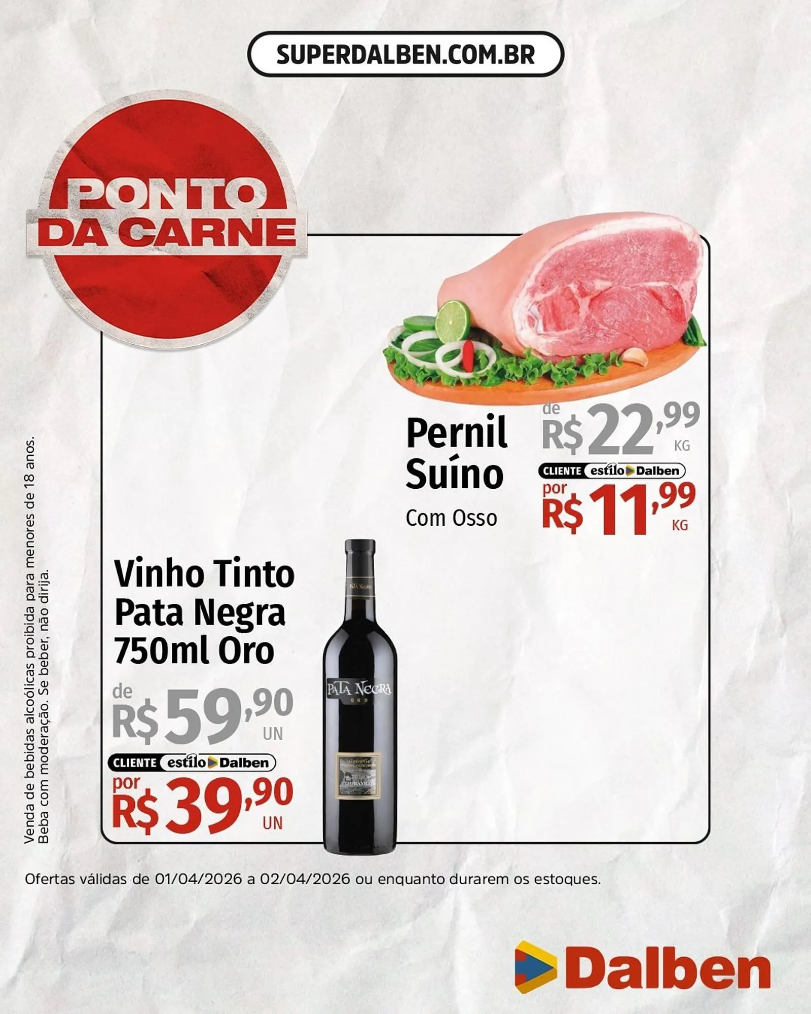 Encarte de Catálogo Supermercado Dalben 1 de abril até 2 de abril 2026 - Pagina 2